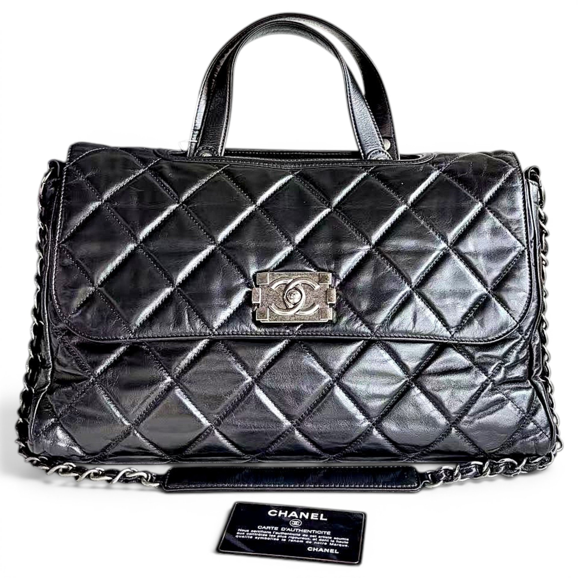 Leather handbag