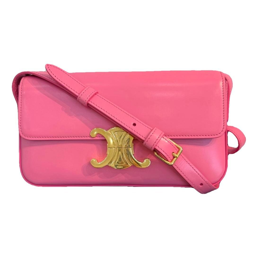 Triomphe Long leather handbag