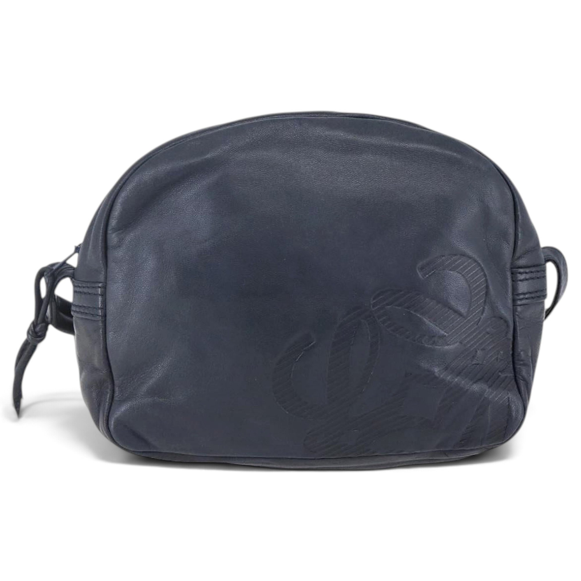 Anagram leather handbag