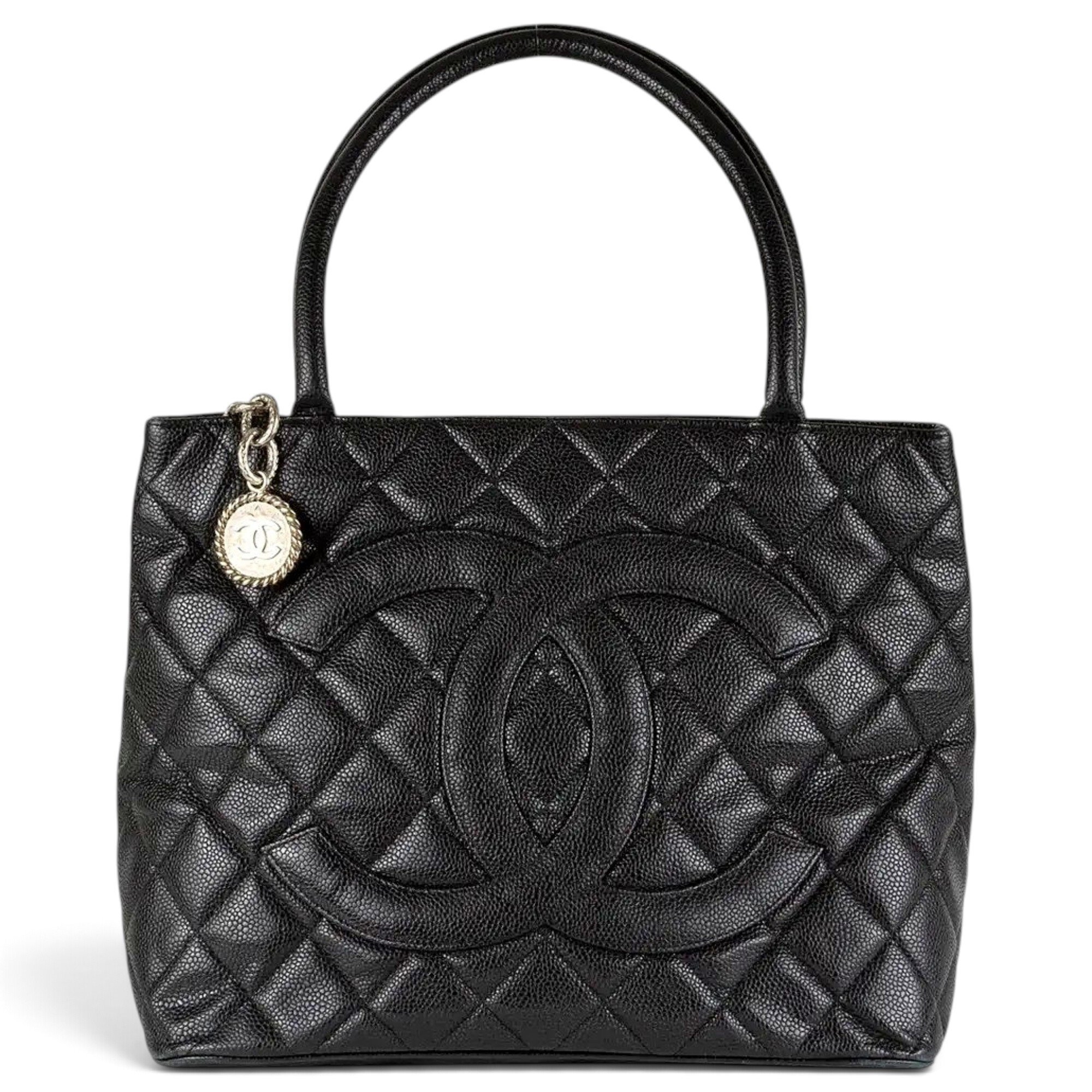 Médaillon leather tote