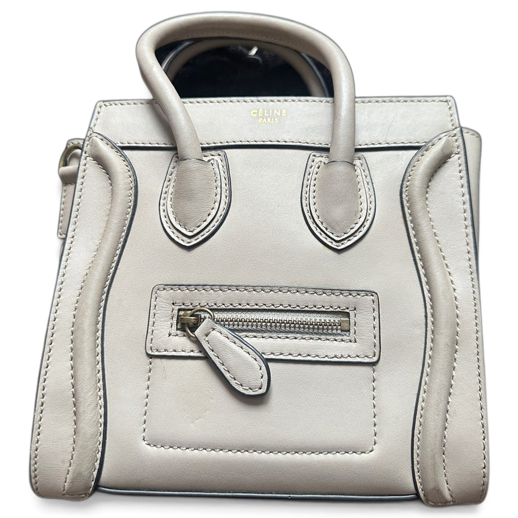 Luggage leather handbag