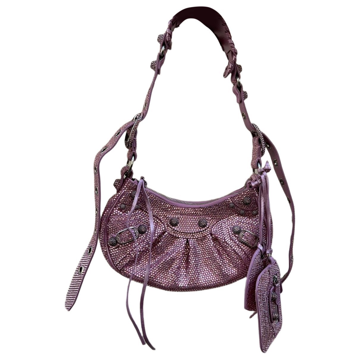 Le Cagole glitter handbag