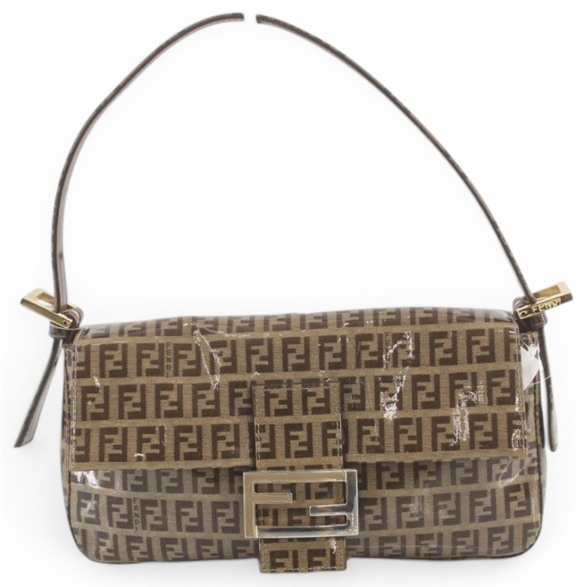 Baguette vinyl handbag