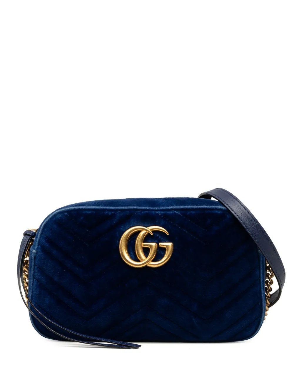 2016-2026 Small GG Marmont Matelasse Velvet crossbody bag