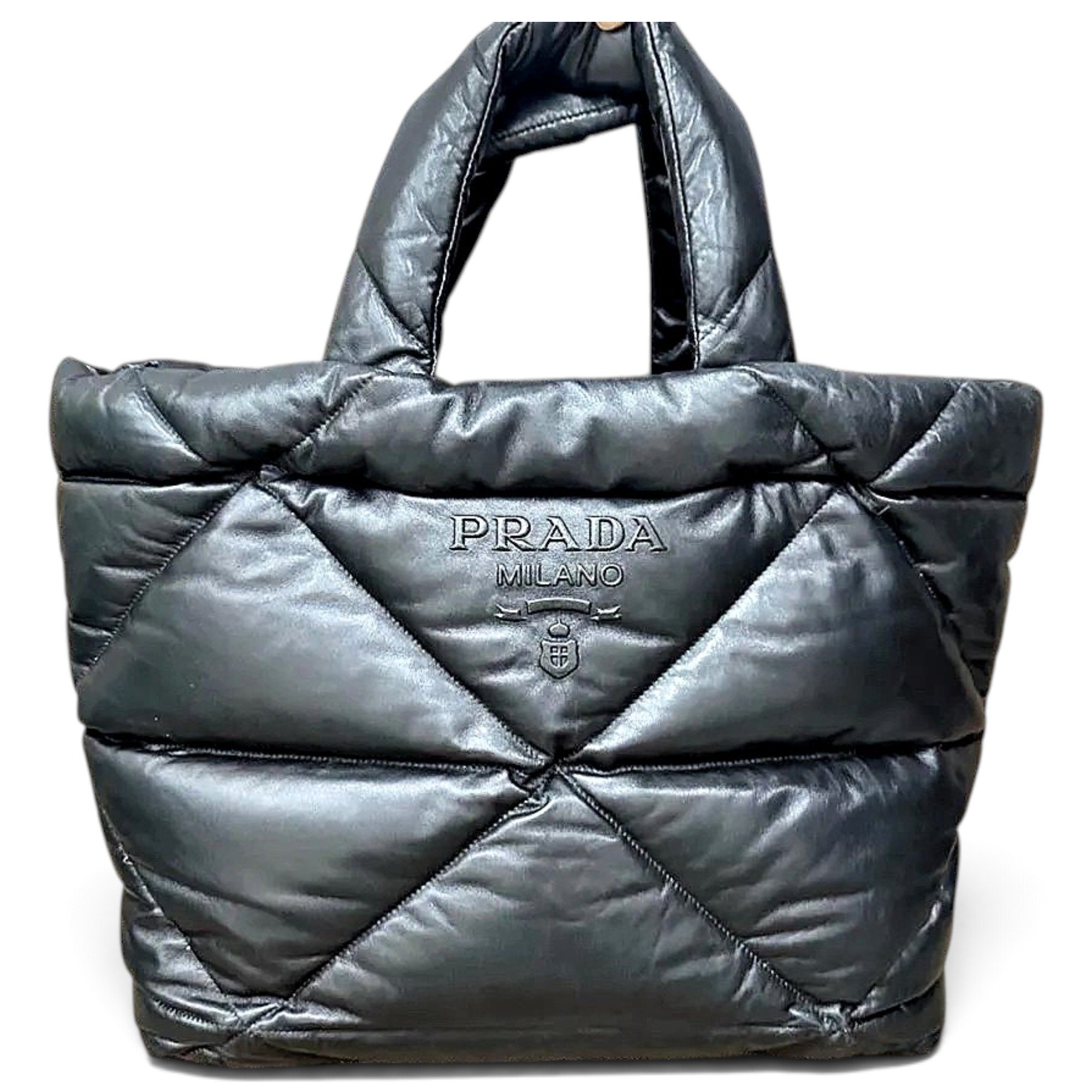 Bowling leather handbag