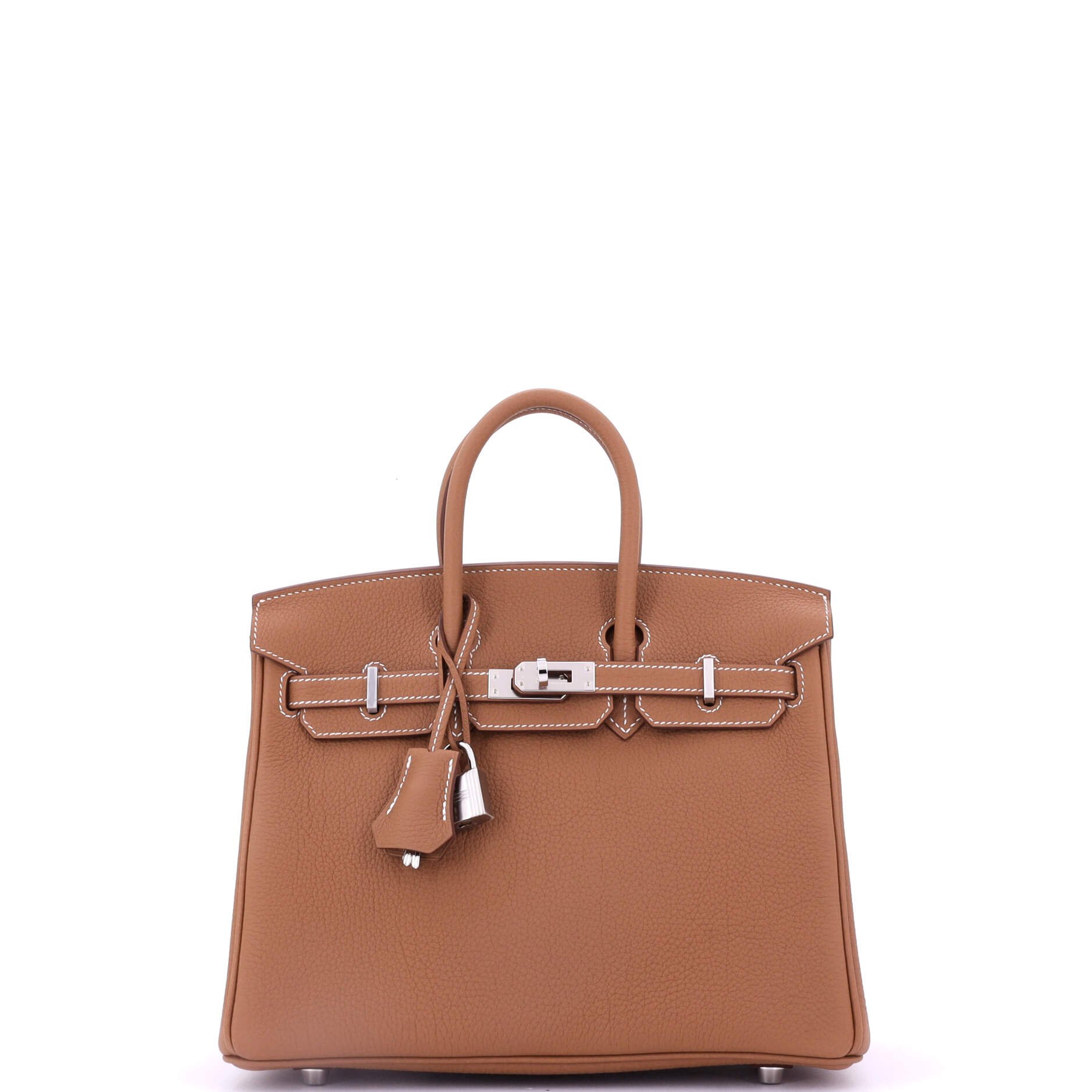 Birkin Handbag Gold Togo with Palladium Hardware 25