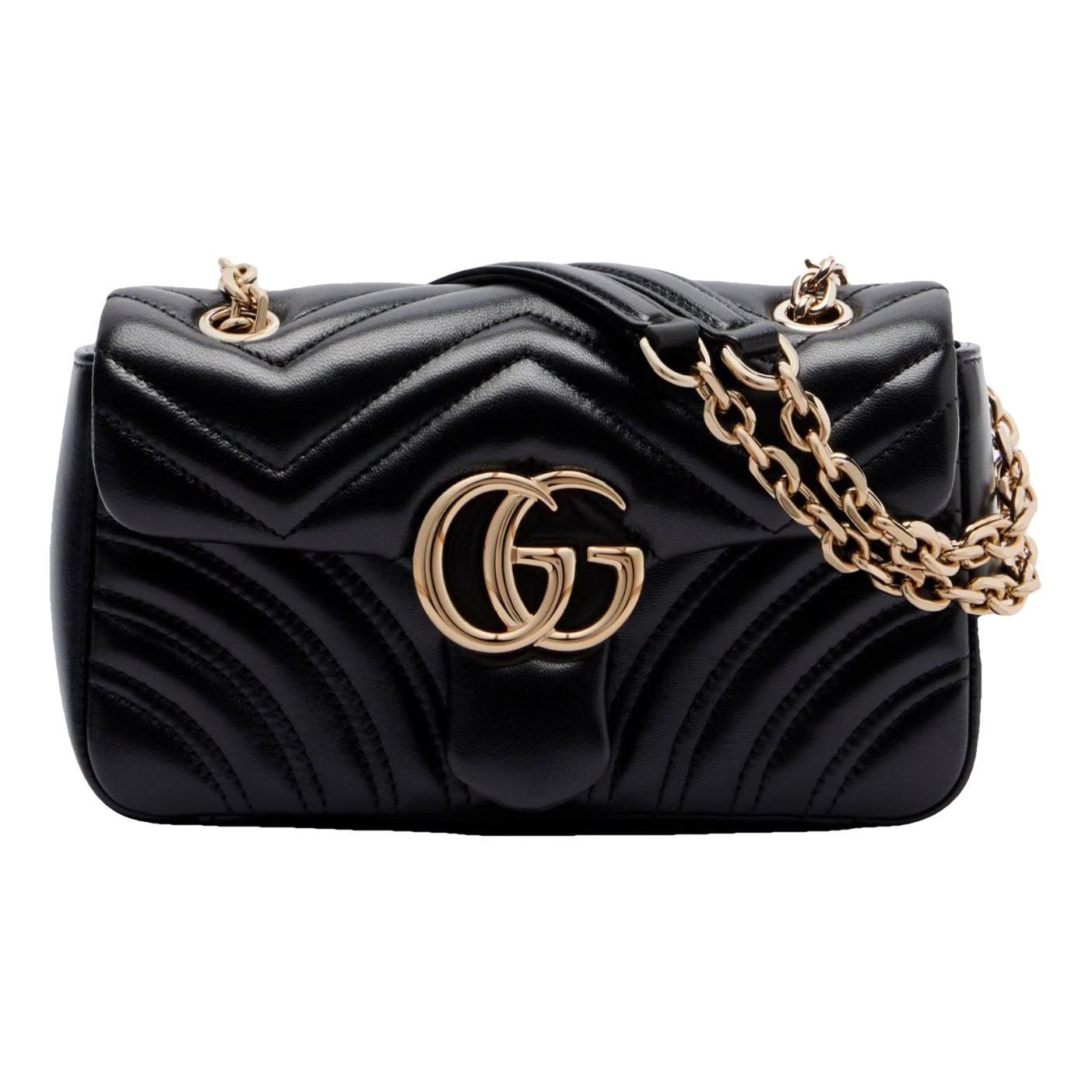 GG Marmont Flap leather crossbody bag