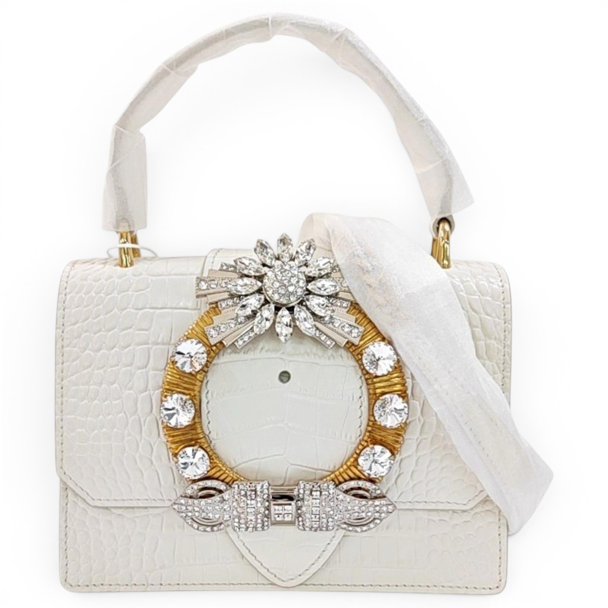 Miu Lady leather handbag