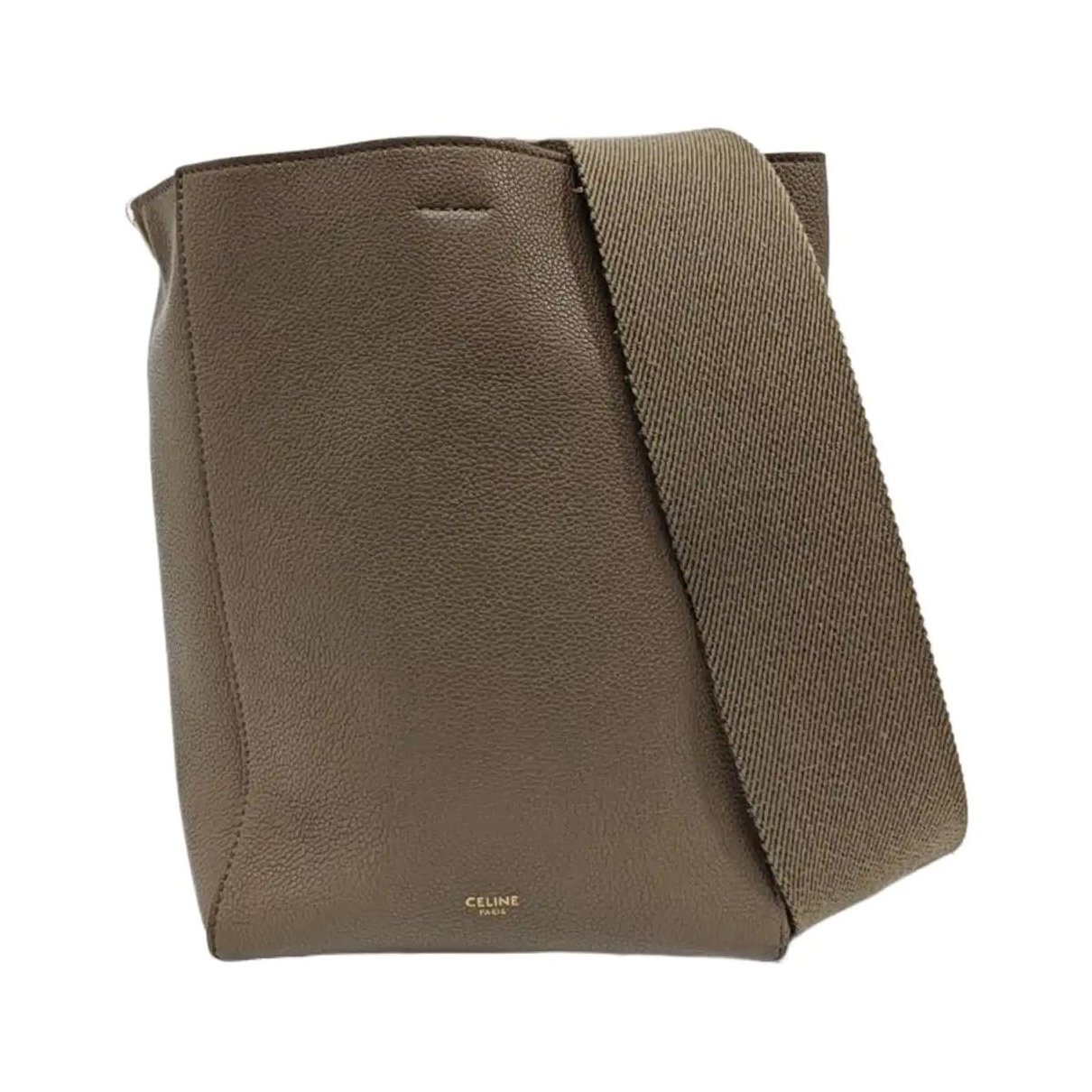 Seau Sangle leather crossbody bag