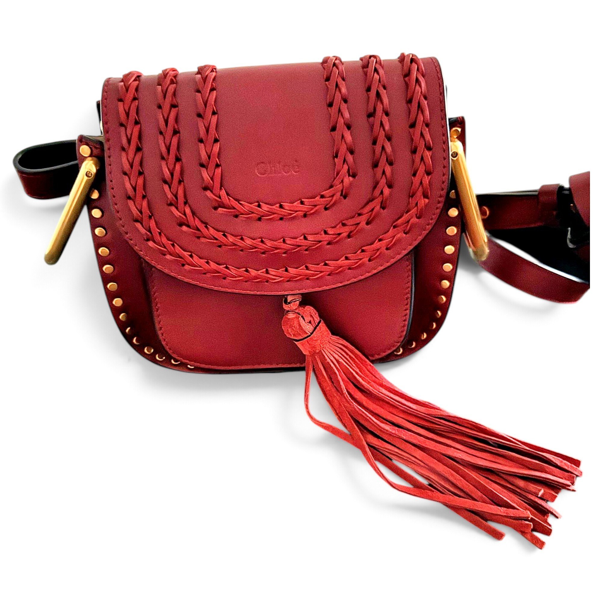 Hudson leather crossbody bag