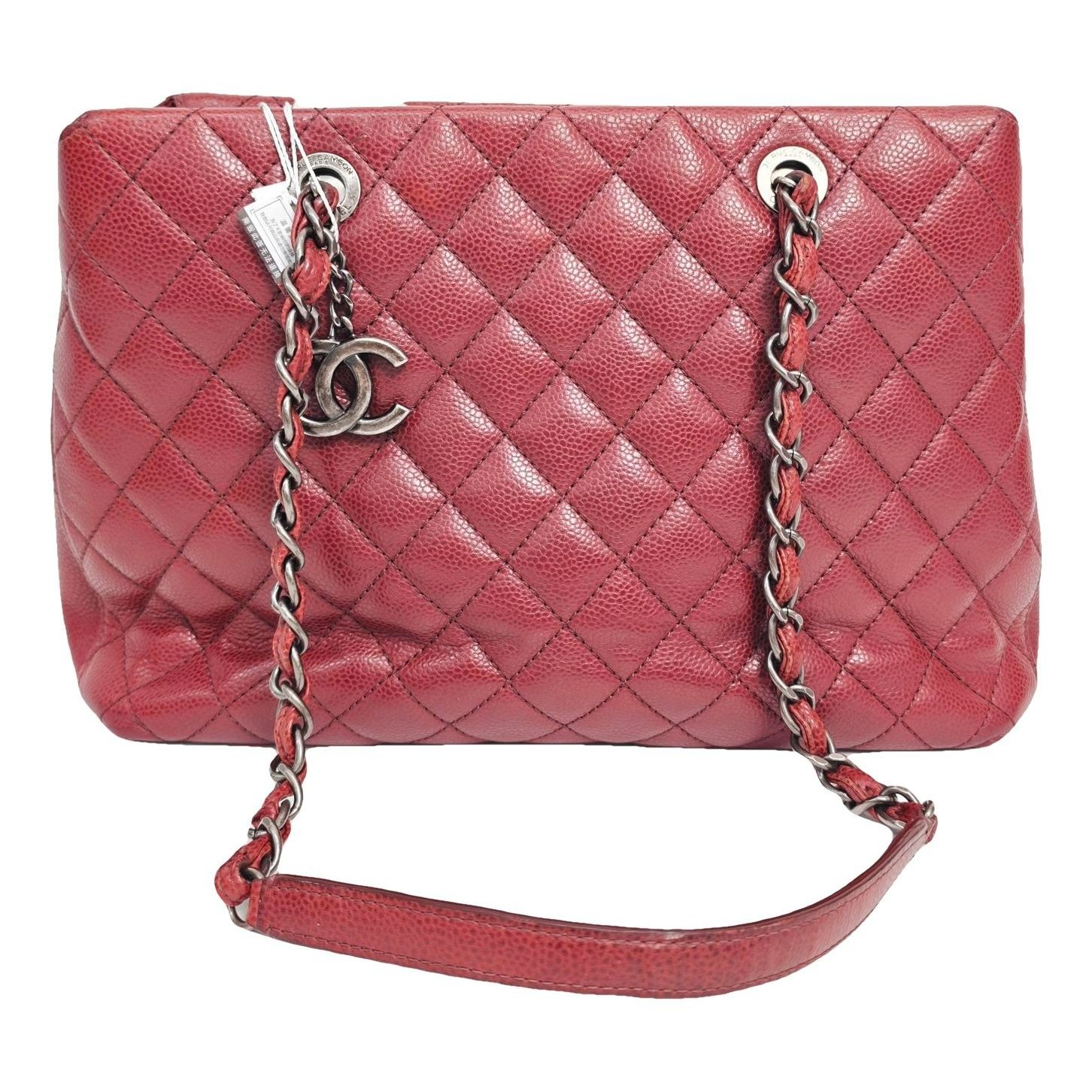 Grand shopping leather tote