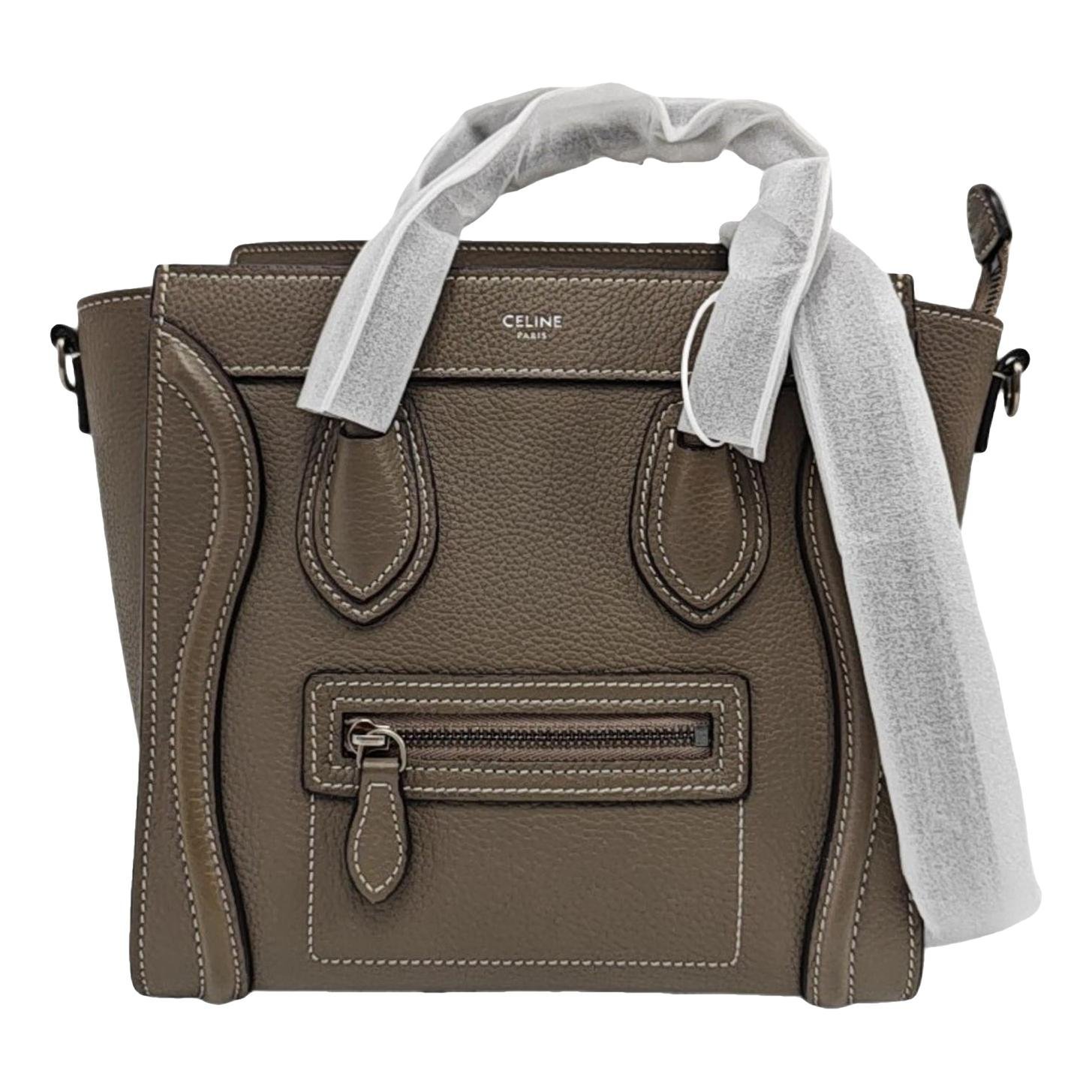 Luggage leather handbag