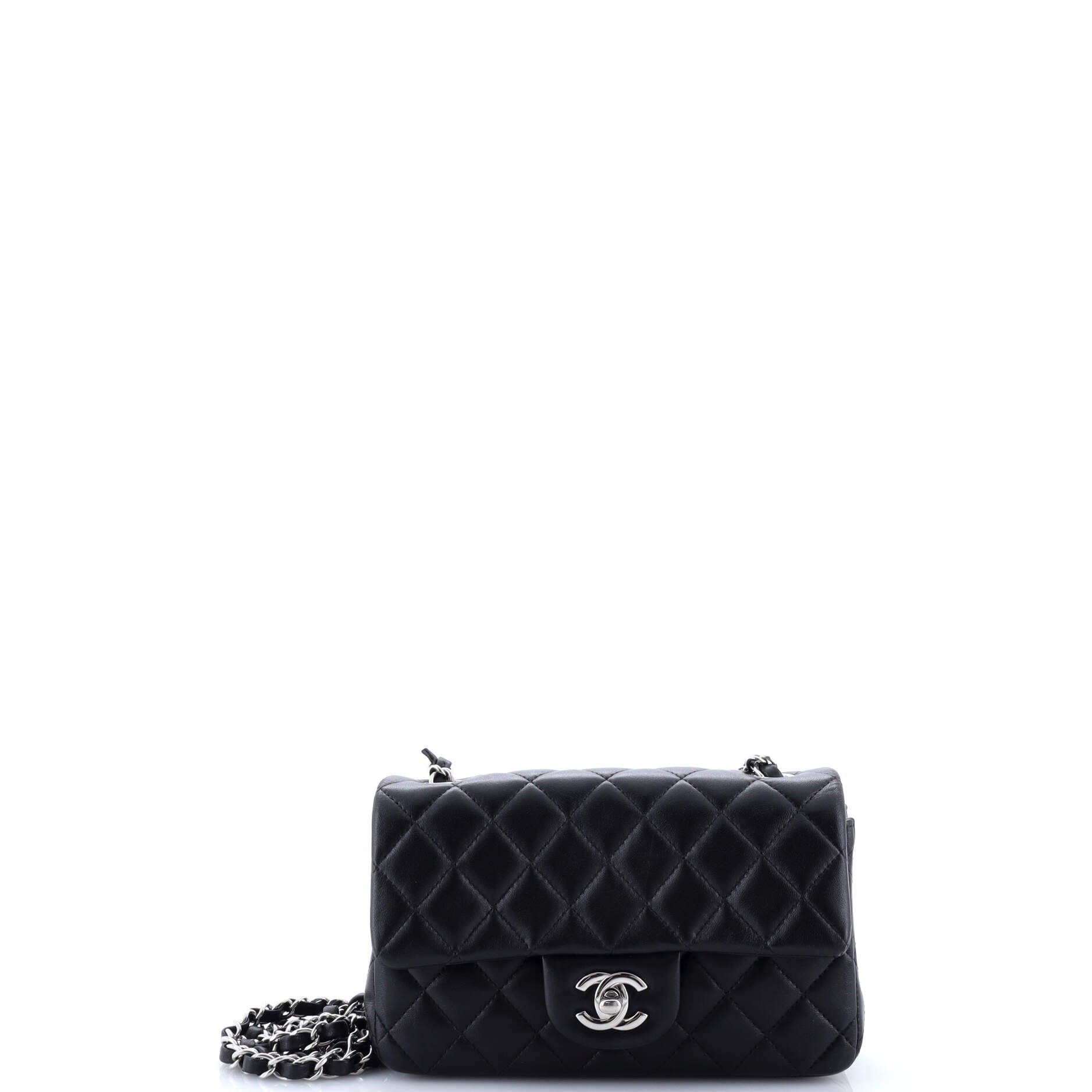 Chanel Classic Single Flap Bag Quilted Lambskin Mini
