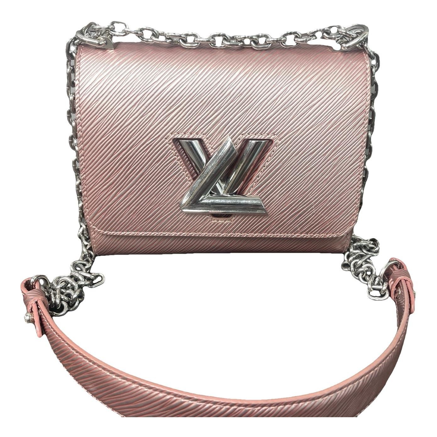 Twist leather handbag
