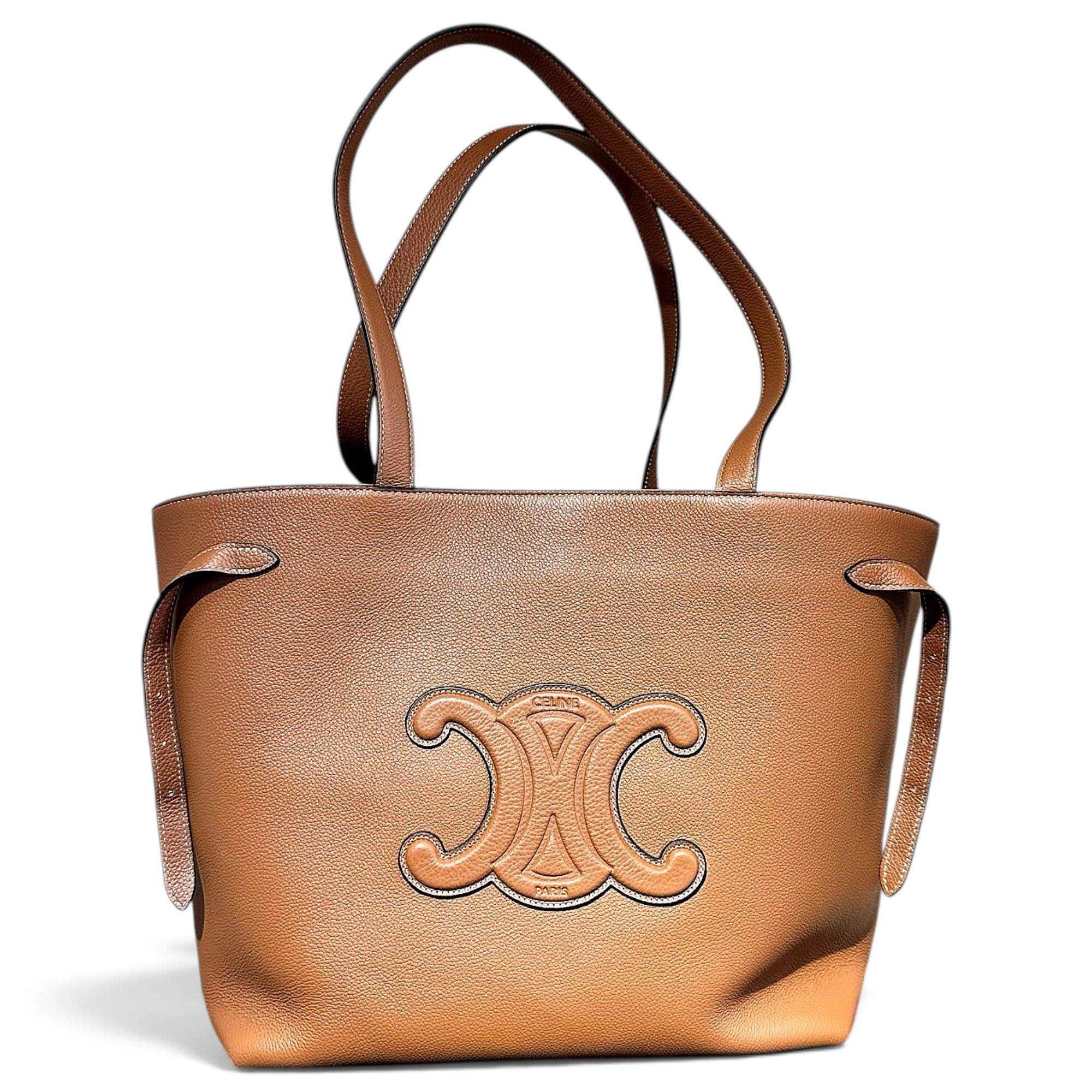 Leather tote