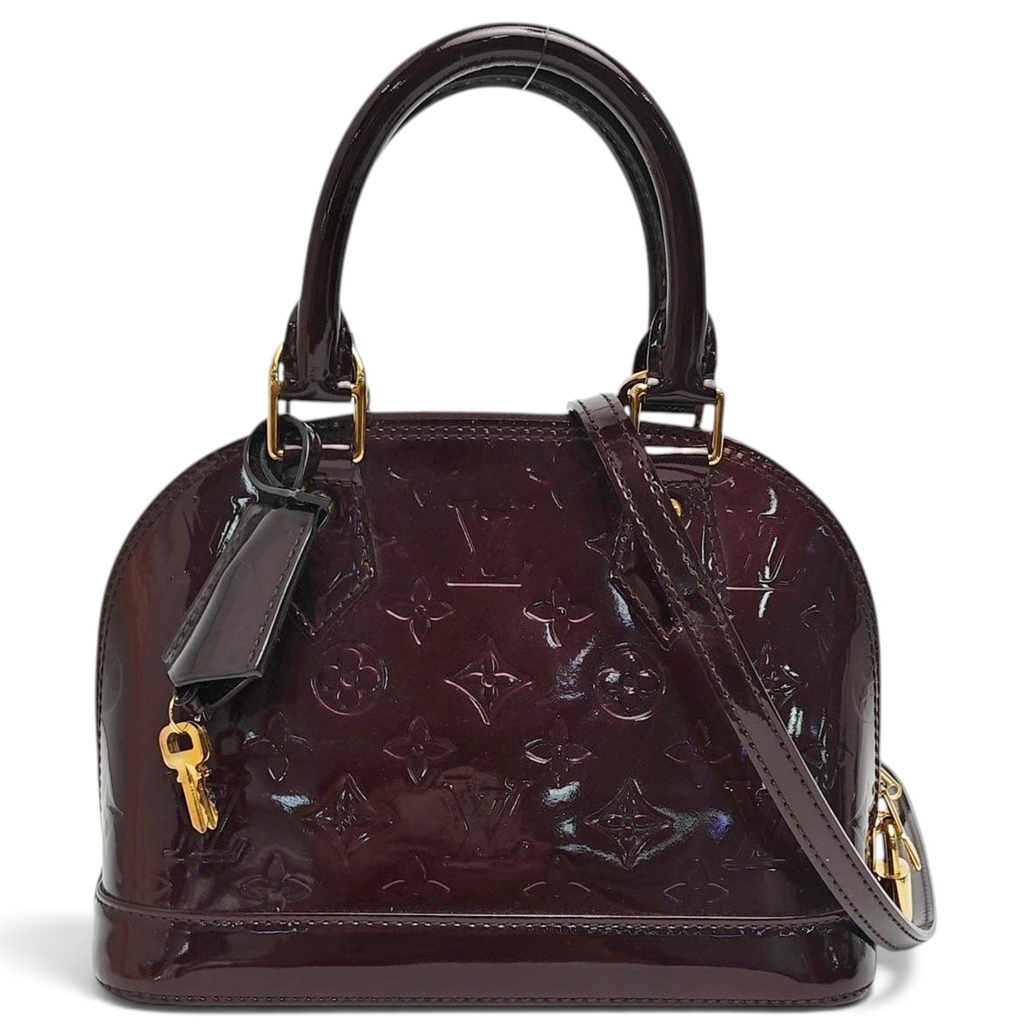 Alma patent leather handbag
