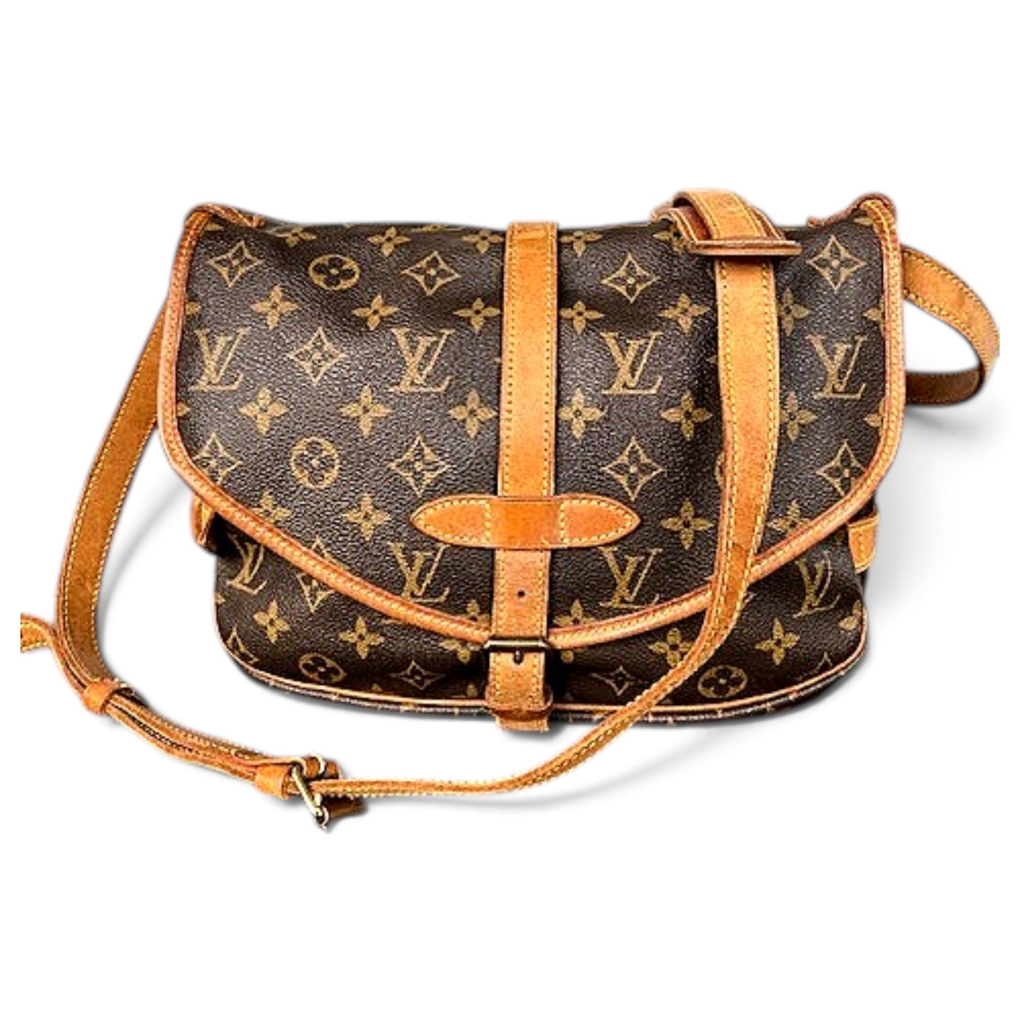 Saumur leather crossbody bag