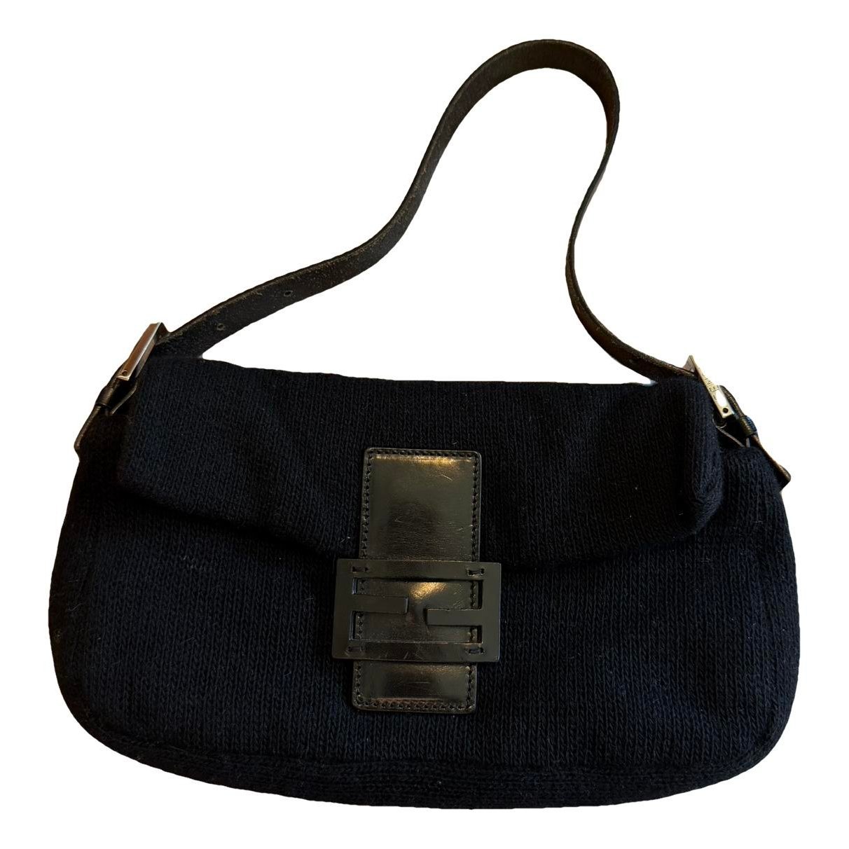 Baguette cashmere handbag