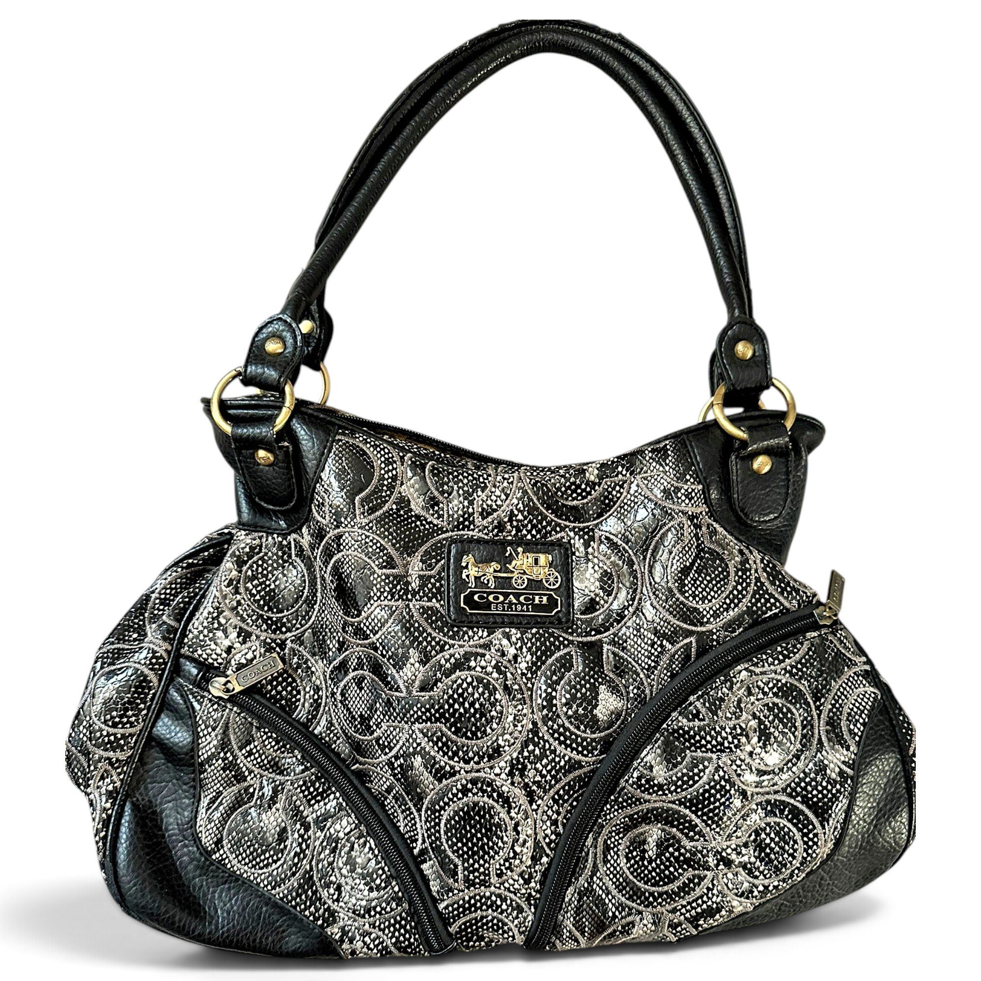 Leather handbag
