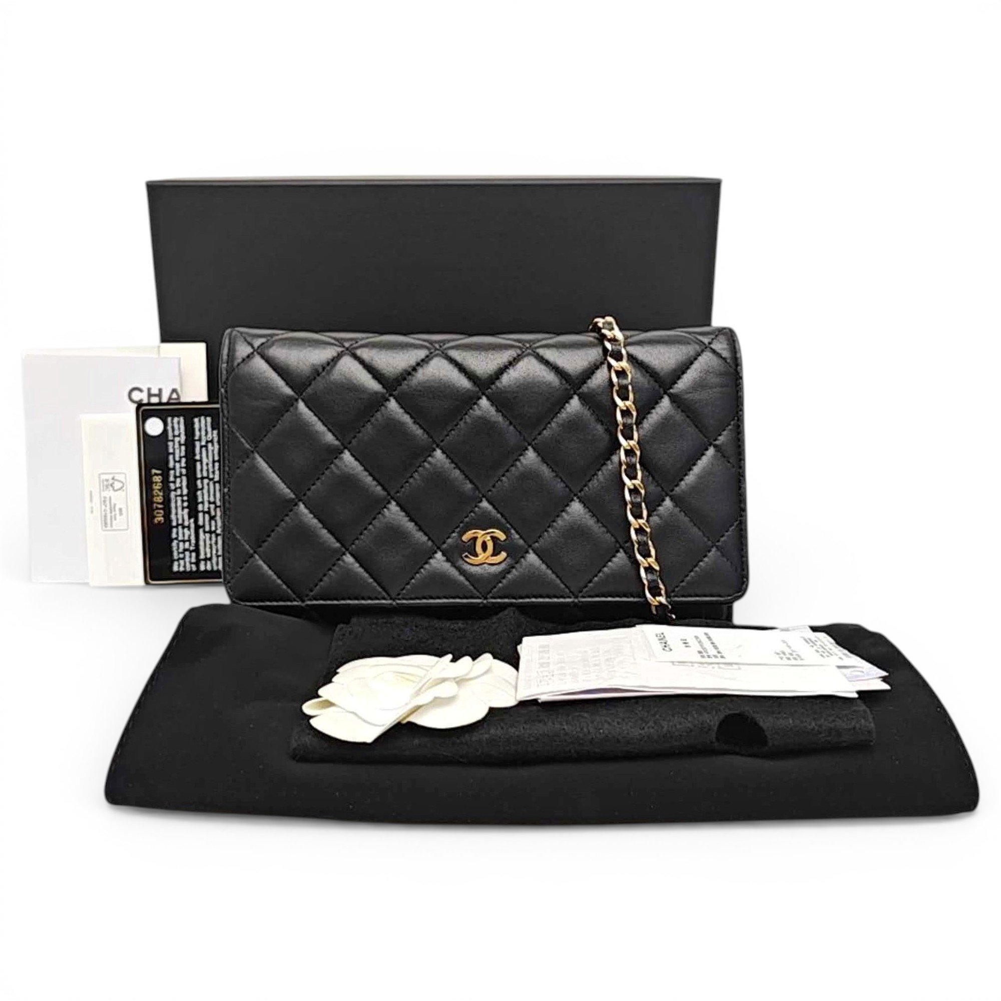 Wallet On Chain Timeless/Classique leather crossbody bag