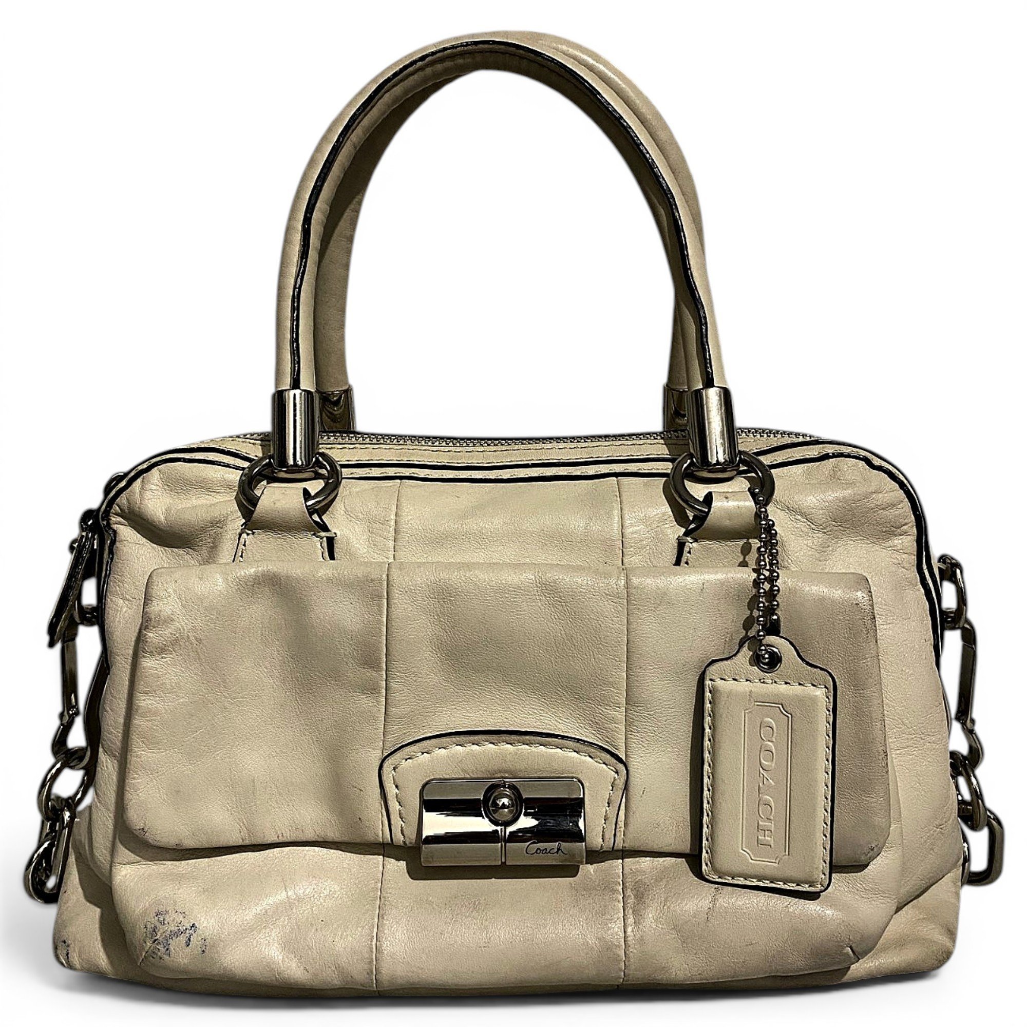 Leather satchel