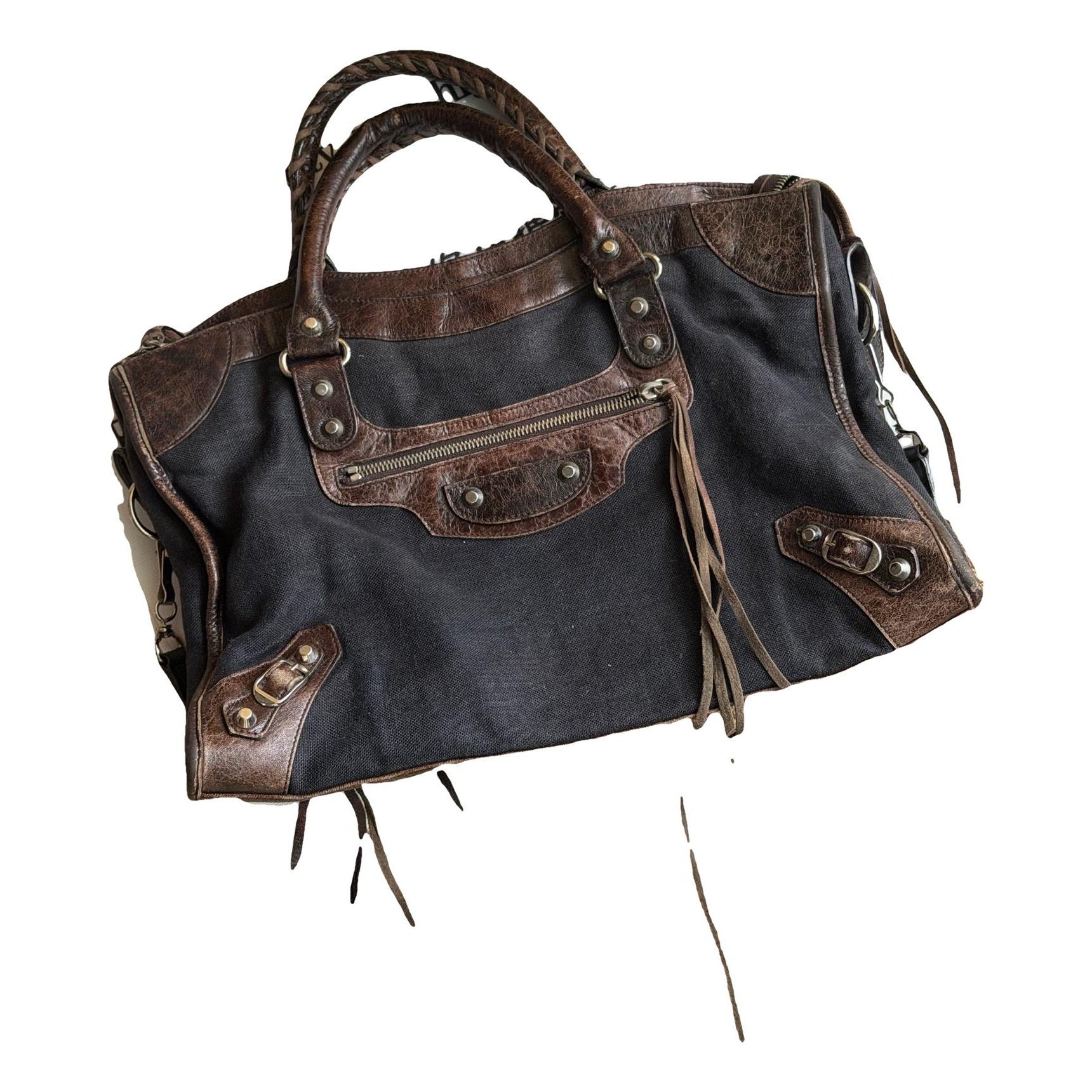 Leather handbag