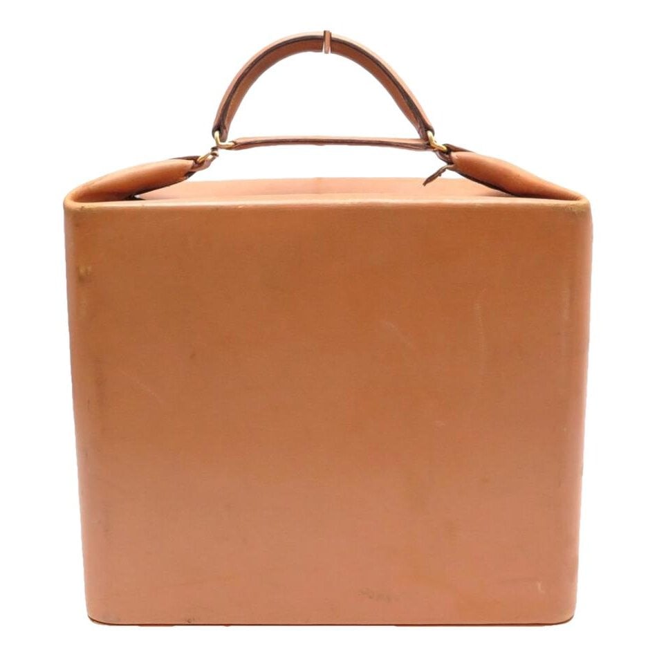 Leather travel bag