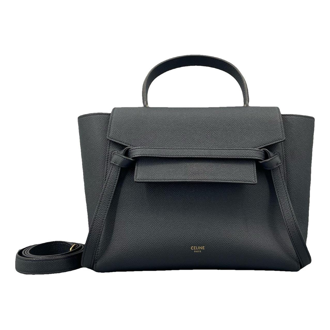 Belt leather handbag