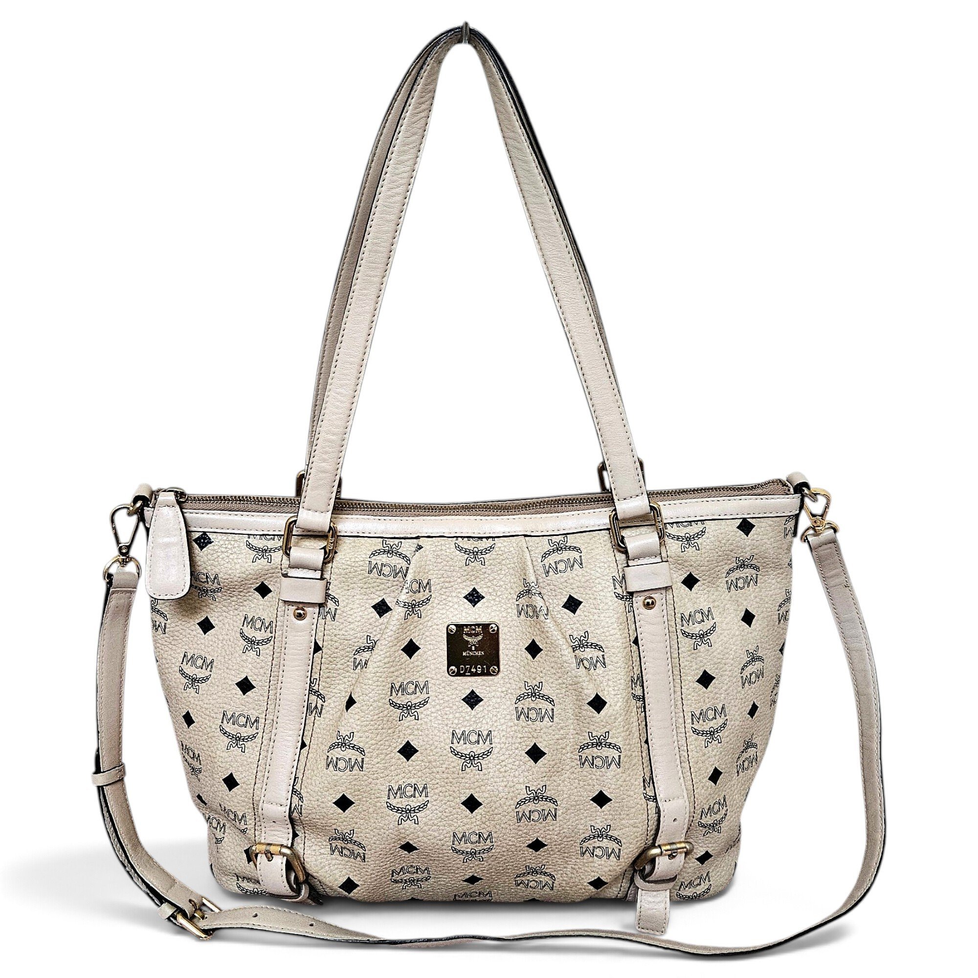 Leather tote