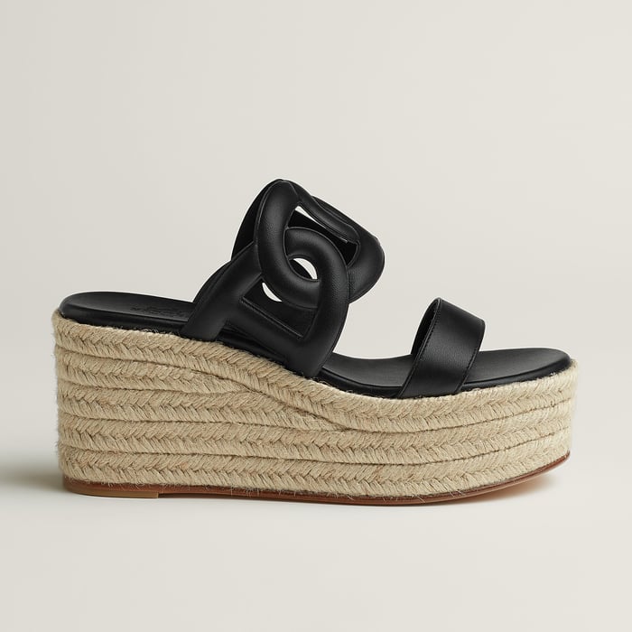 Noir Ithea 30 Espadrille