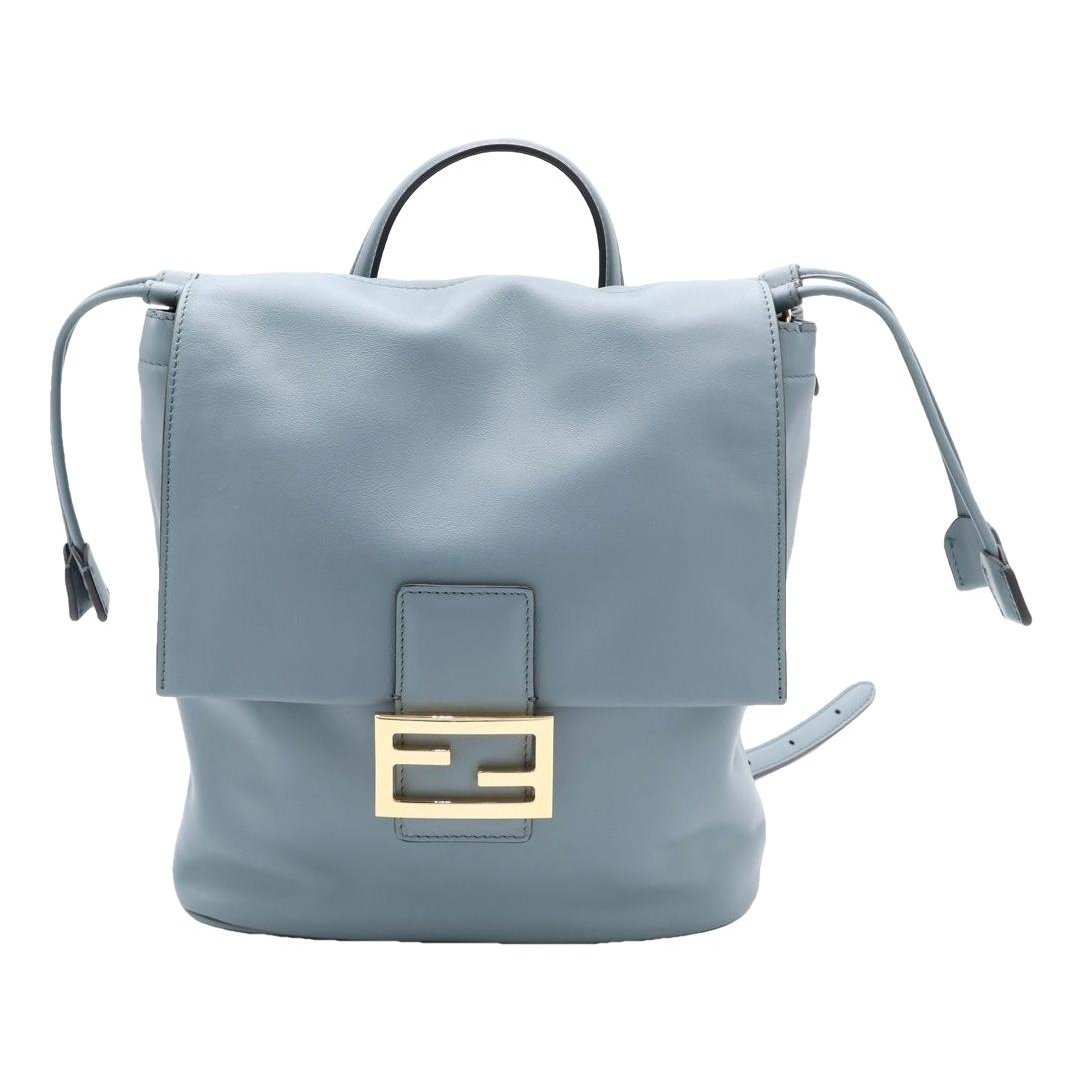 Leather backpack