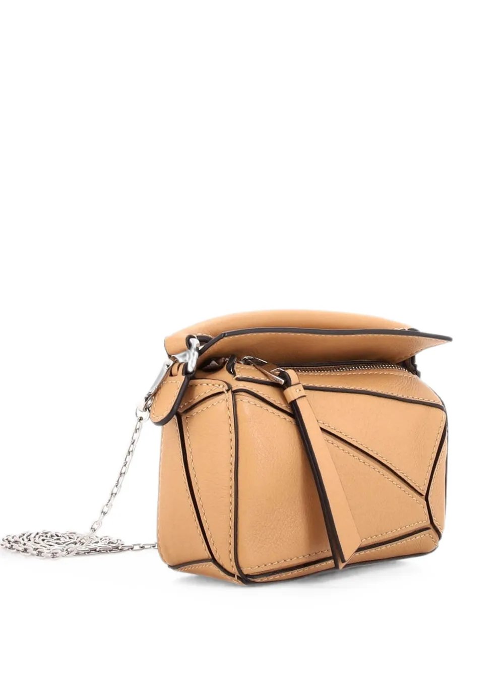 Puzzle Bag Leather Nano crossbody bag