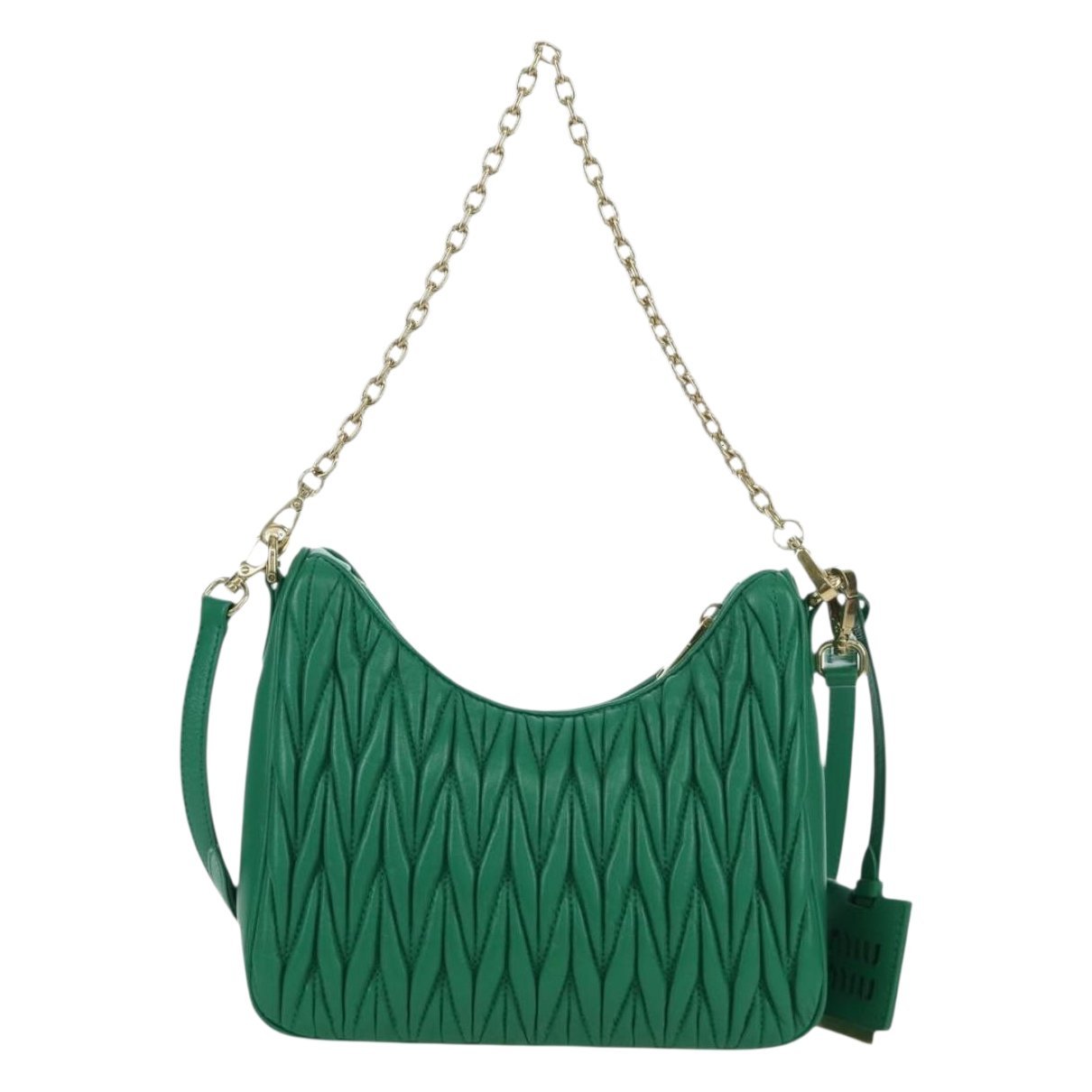 Miu Miu Matelassé leather handbag
