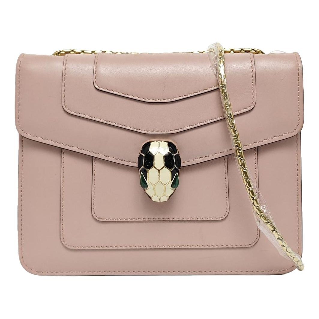 Serpenti leather crossbody bag