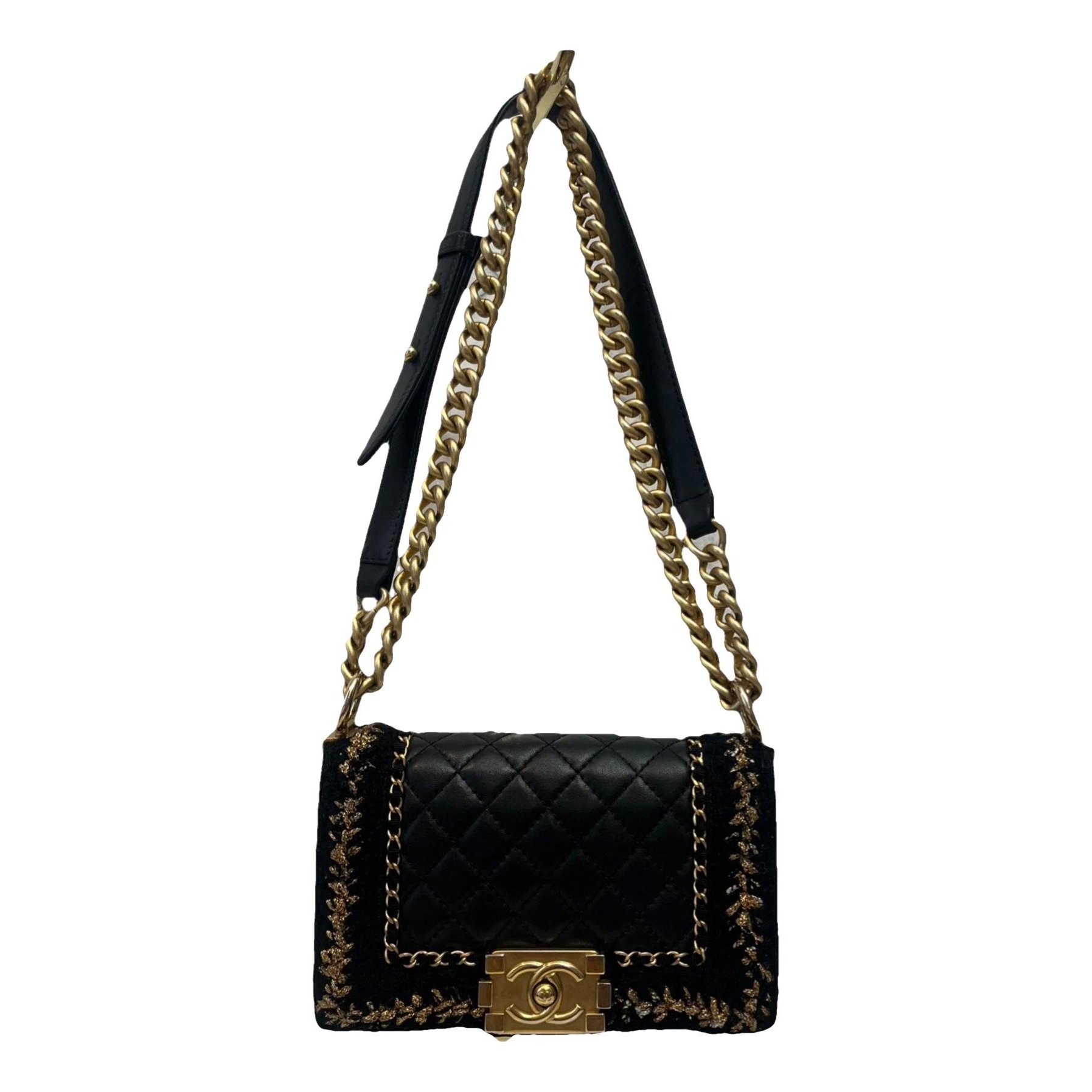 Boy leather crossbody bag