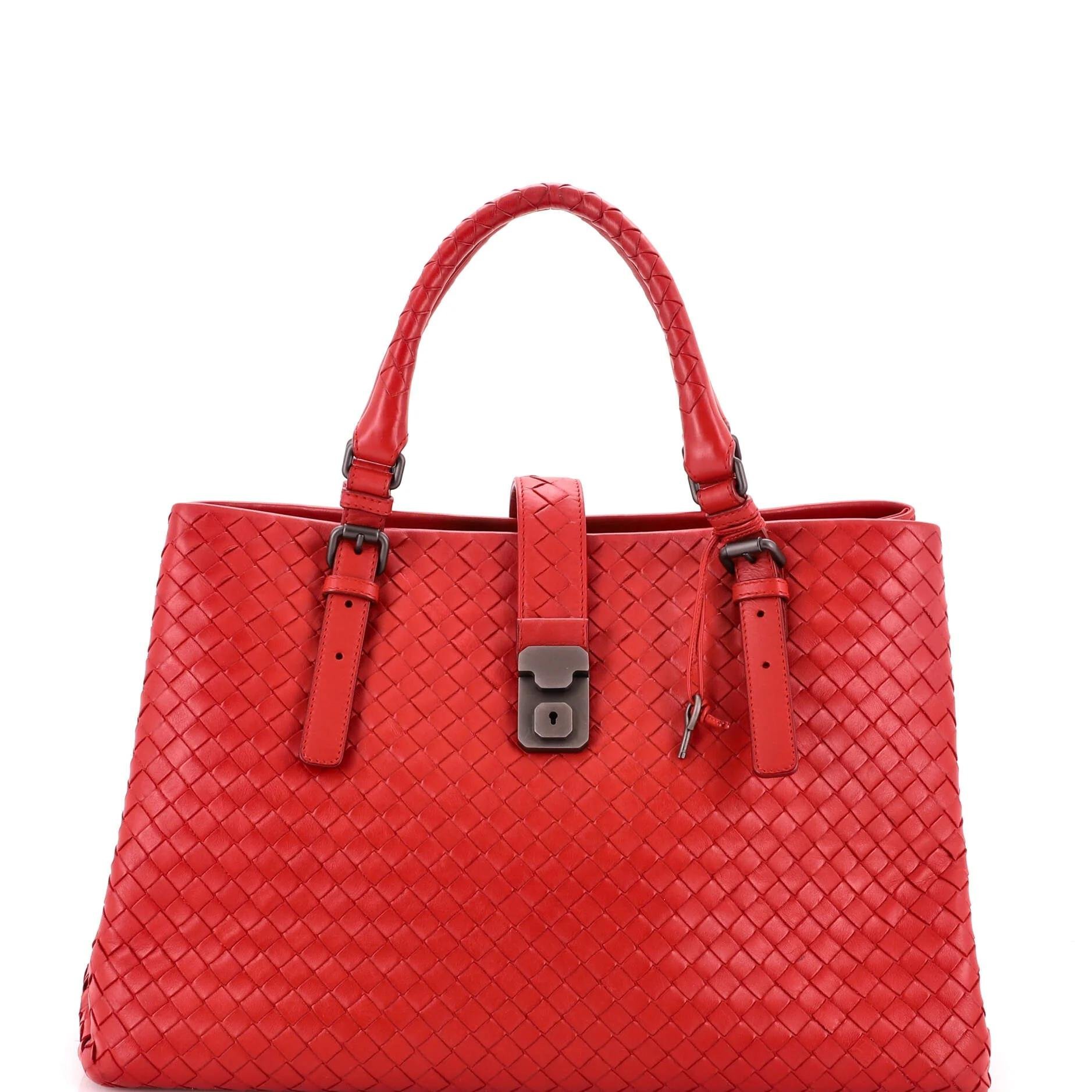 Leather tote