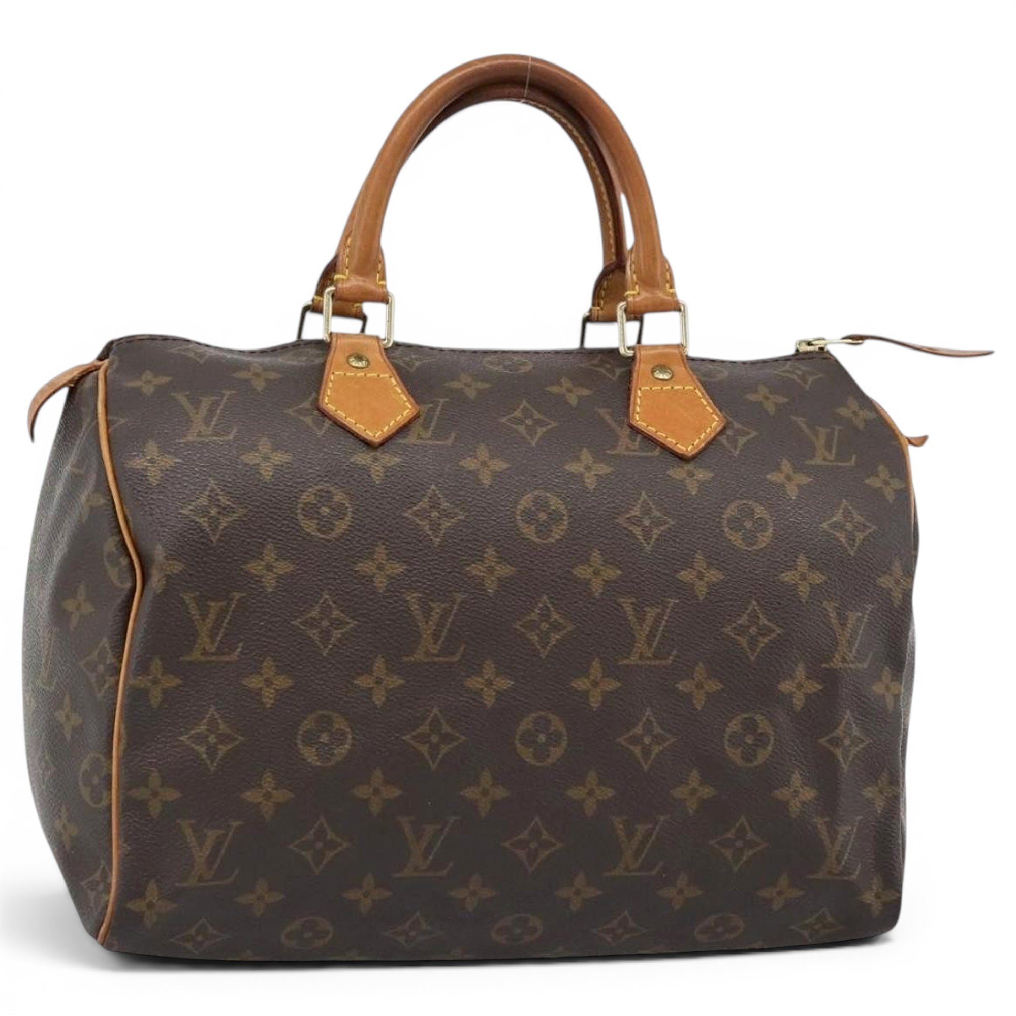 Speedy leather bowling bag