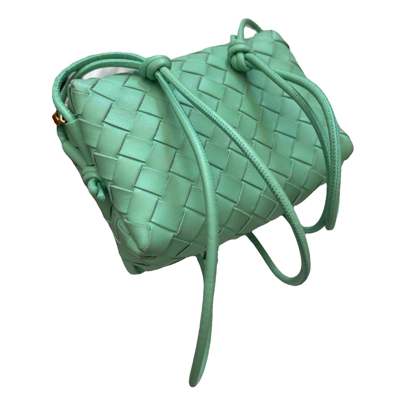 Loop leather crossbody bag