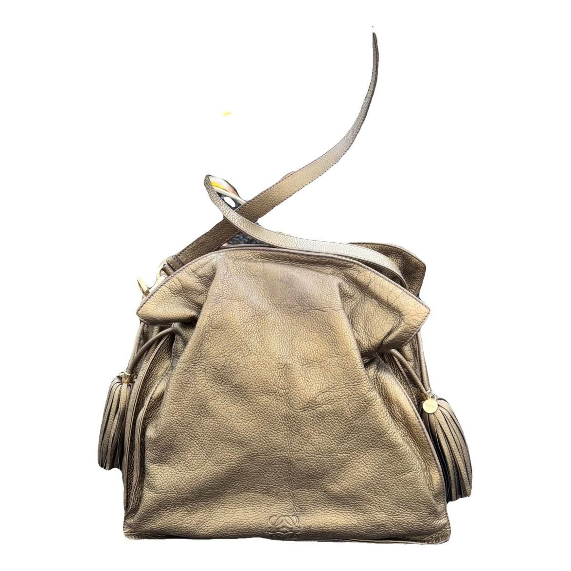 Flamenco leather handbag