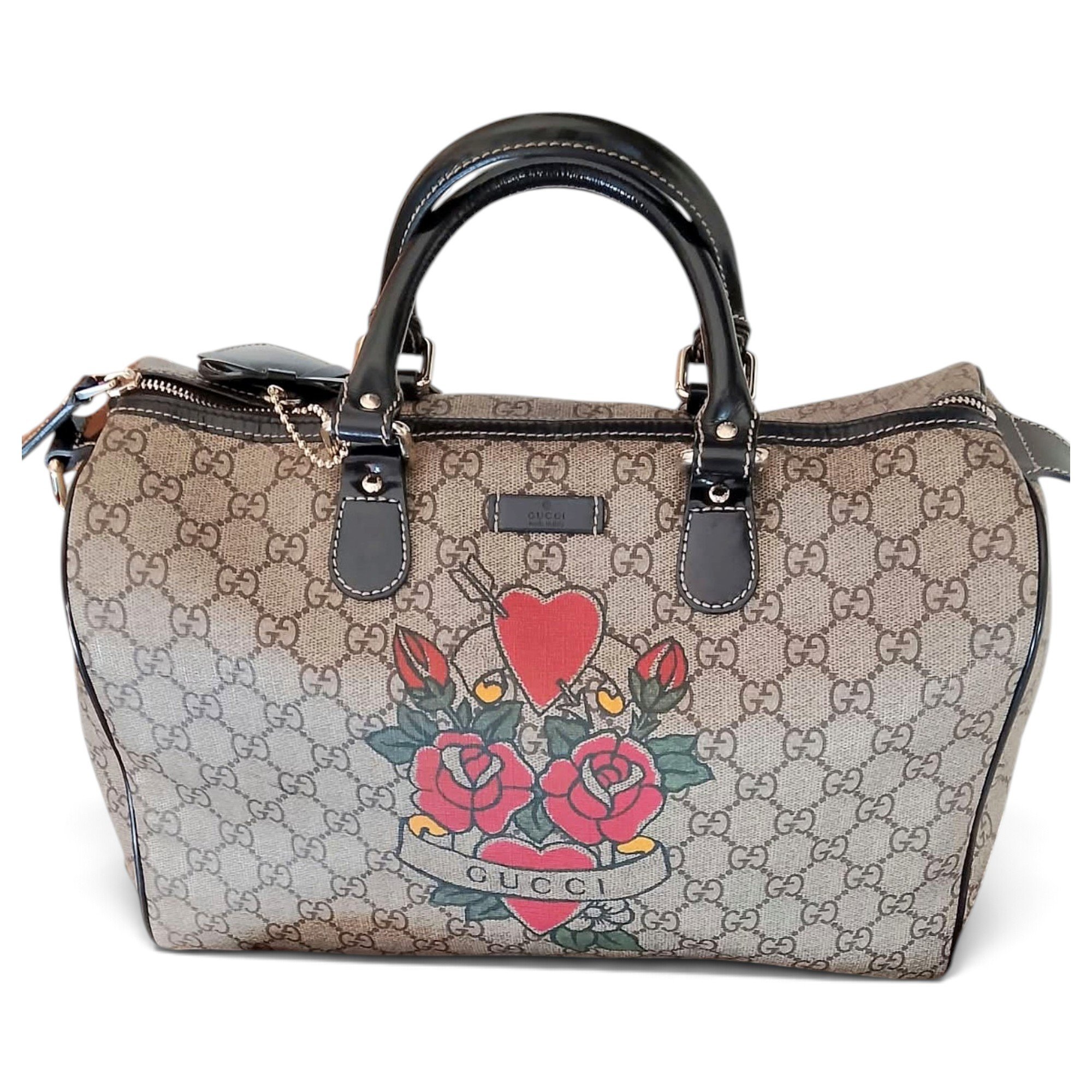 Babouska Hysteria leather bowling bag