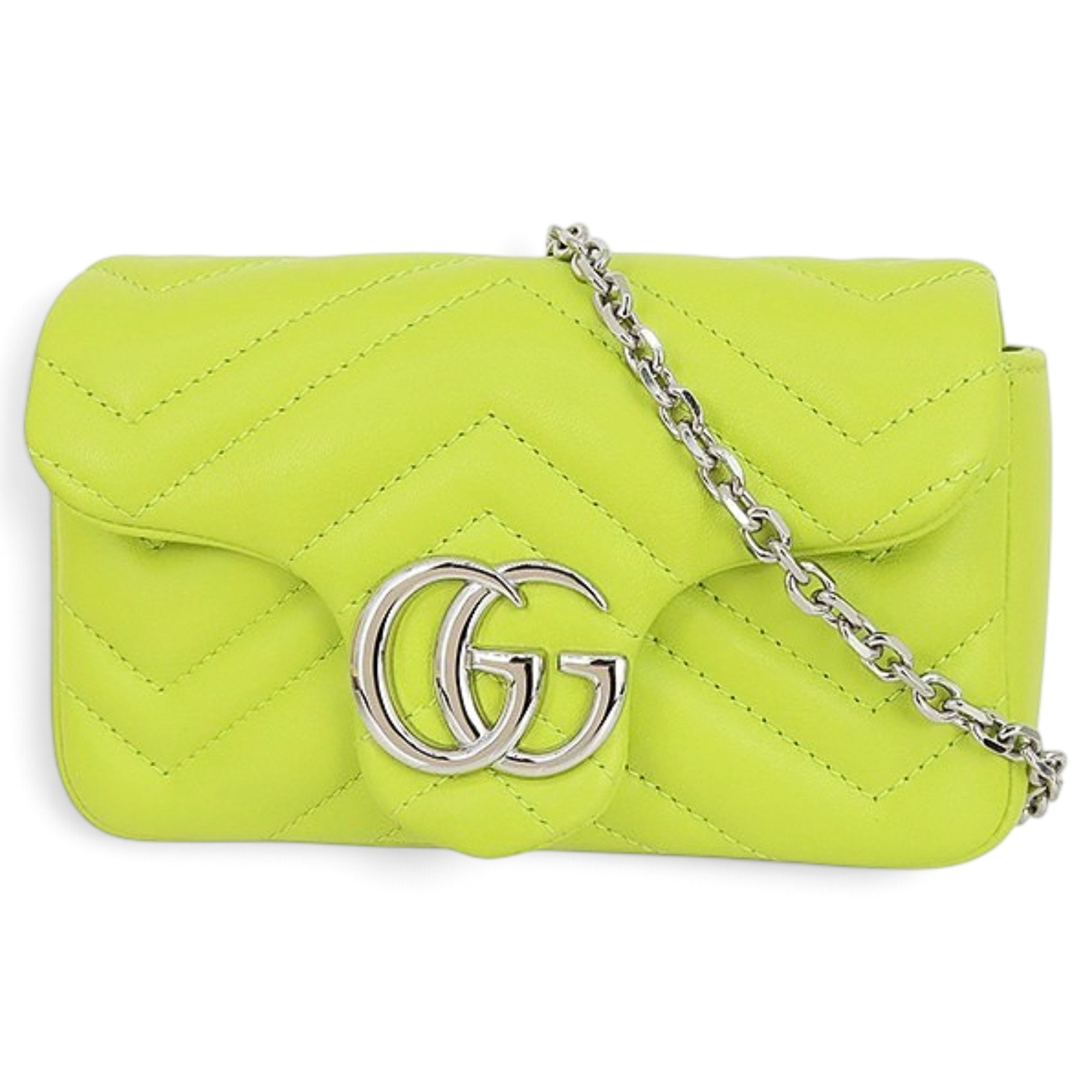 GG Marmont Chain Flap leather crossbody bag