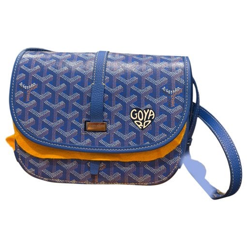 Goyard Belvedère leather crossbody bag