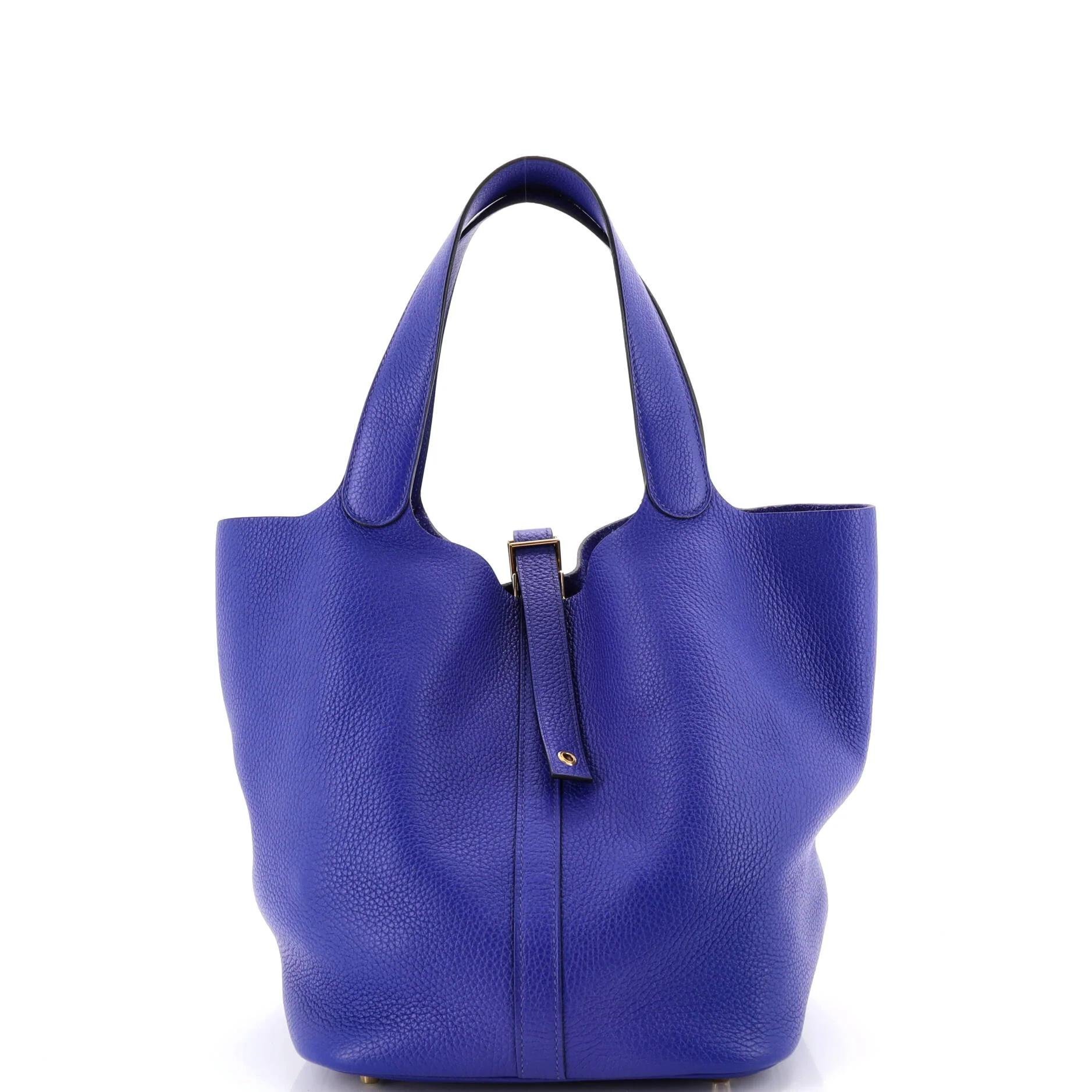 Picotin leather handbag