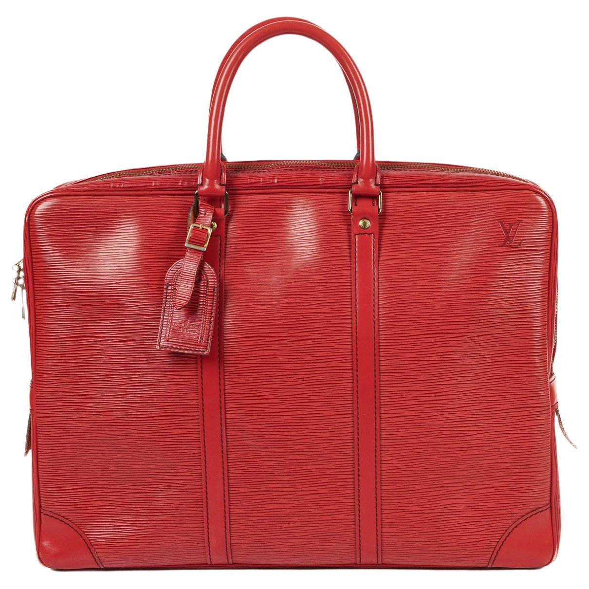 Porte Documents Voyage leather handbag