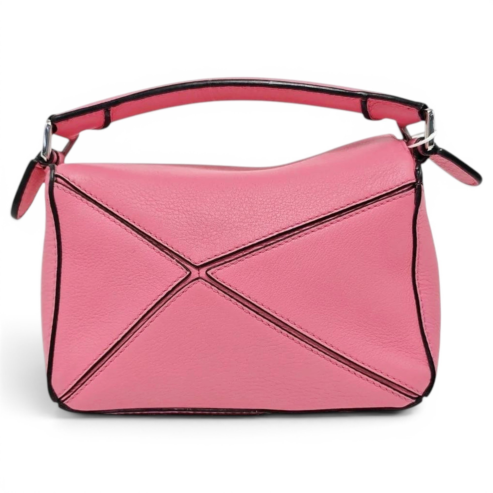 Puzzle leather mini bag