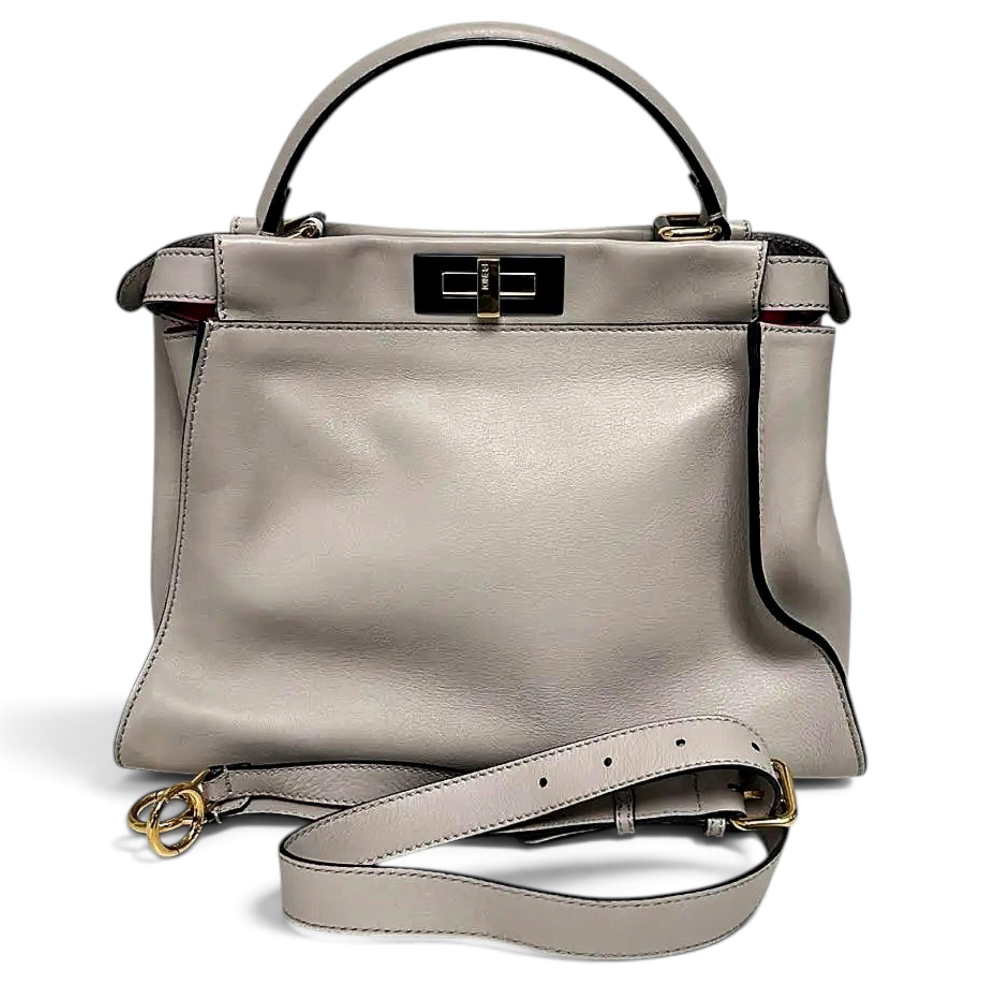 Peekaboo leather crossbody bag
