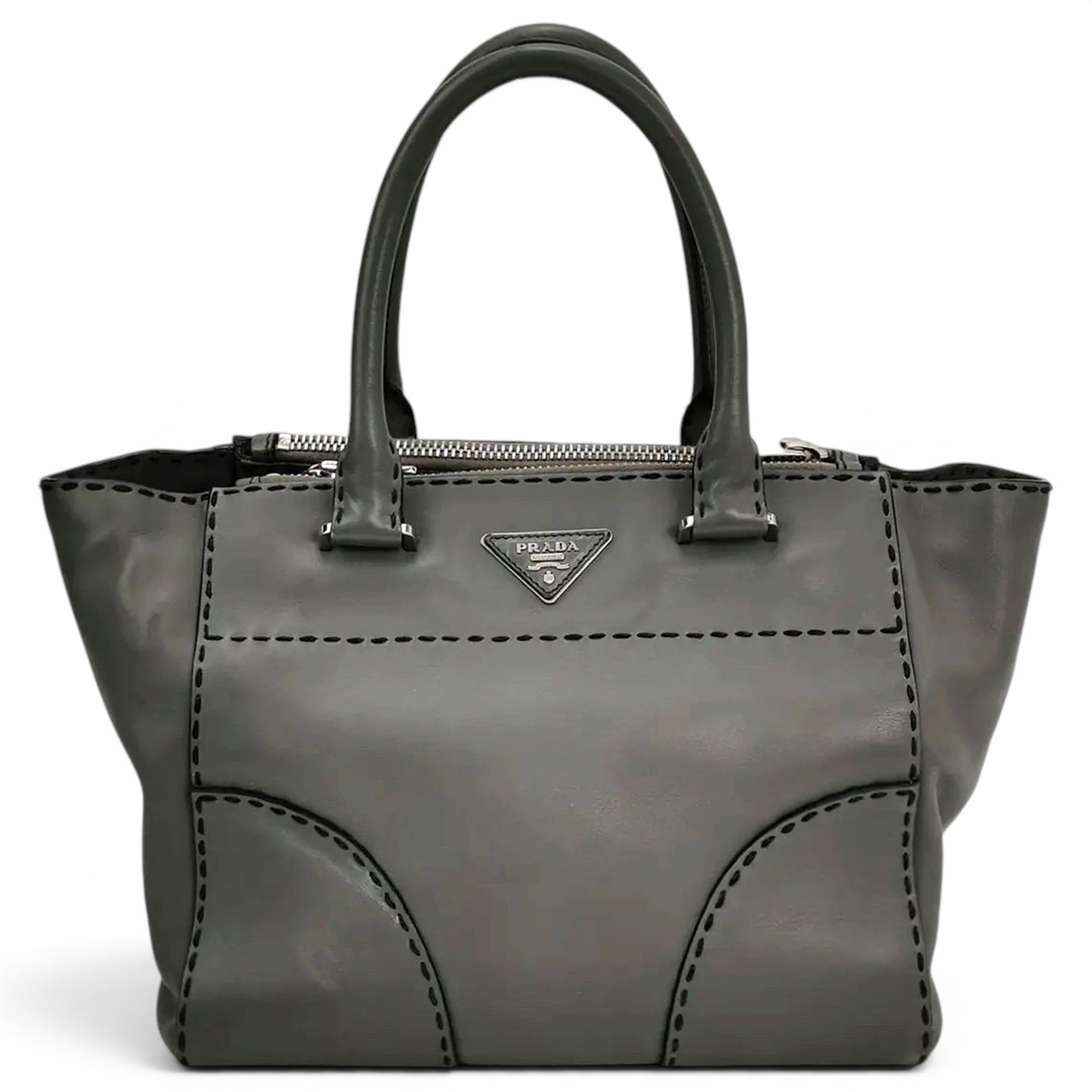 Leather handbag