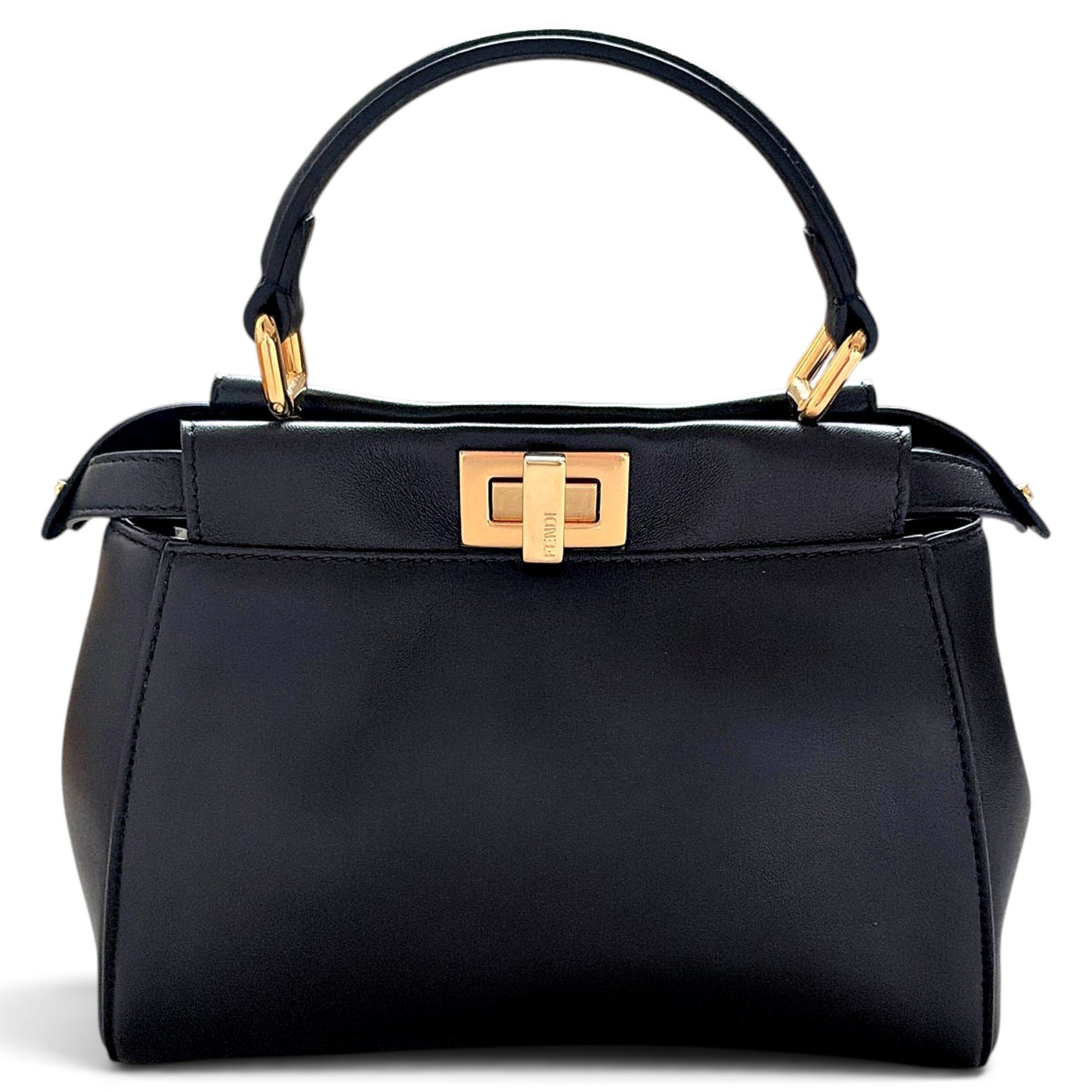 Peekaboo leather handbag