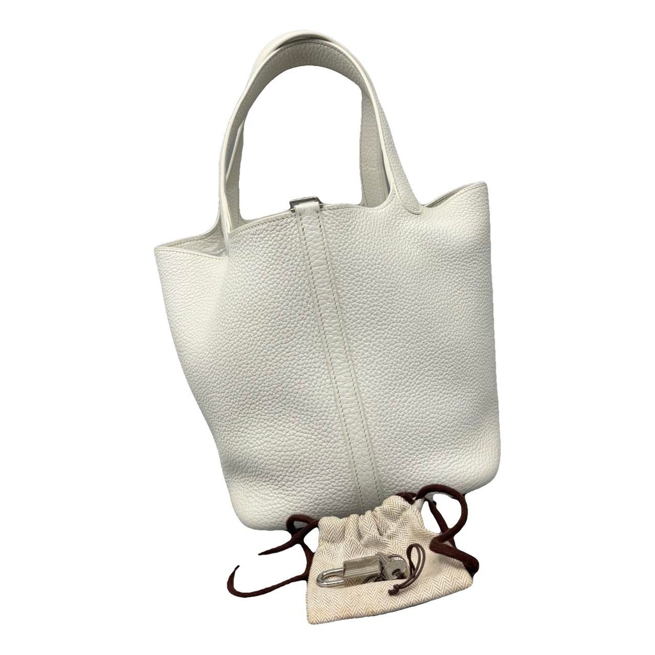 Picotin leather handbag