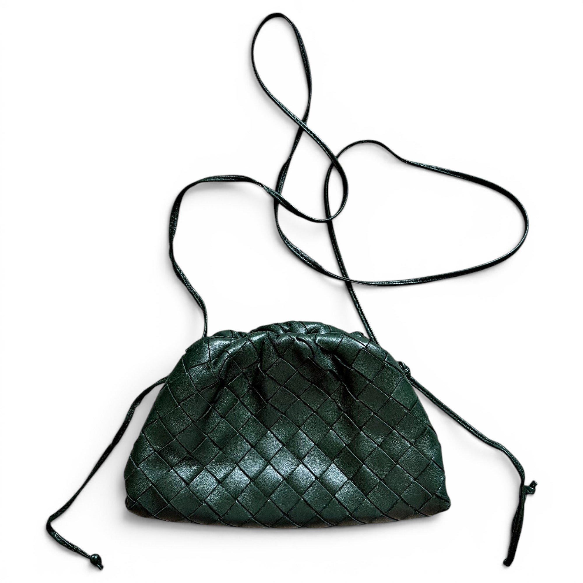 Pouch leather mini bag